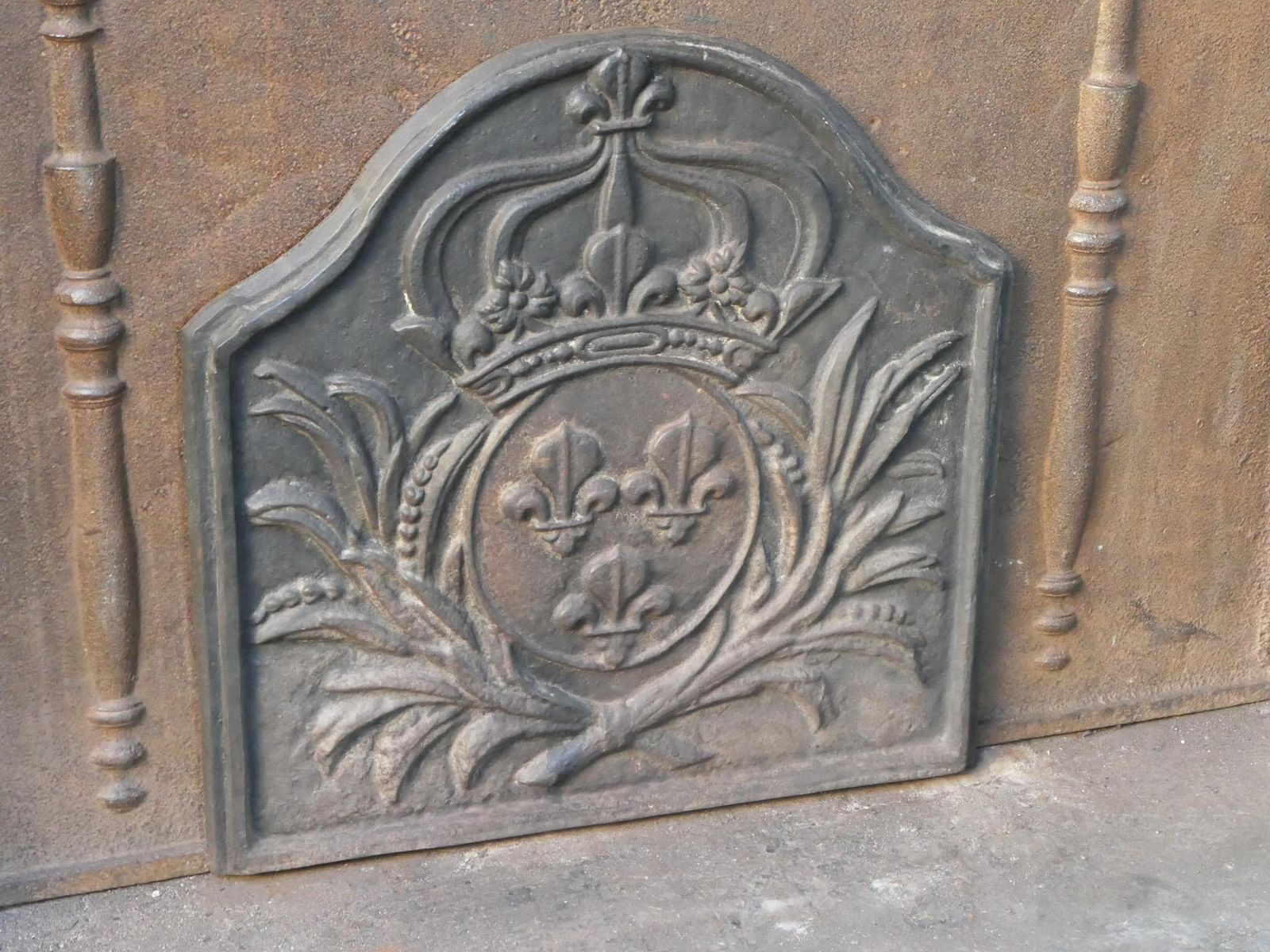 French Napoleon III Style 'Arms Of France' Fireback / Backsplash, 20th Century photo buy
