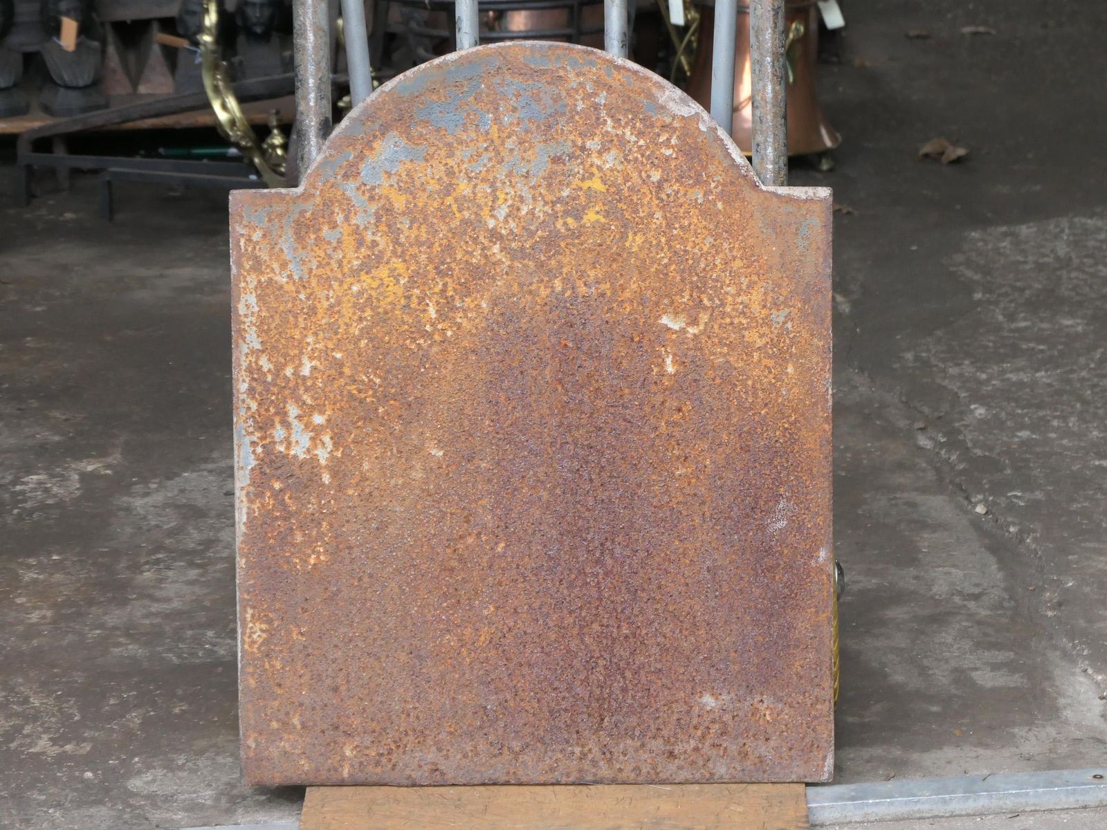 576.0 Antique French 'Pillars Of Freedom' Fireback / Backsplash, 18th   19th C. photo