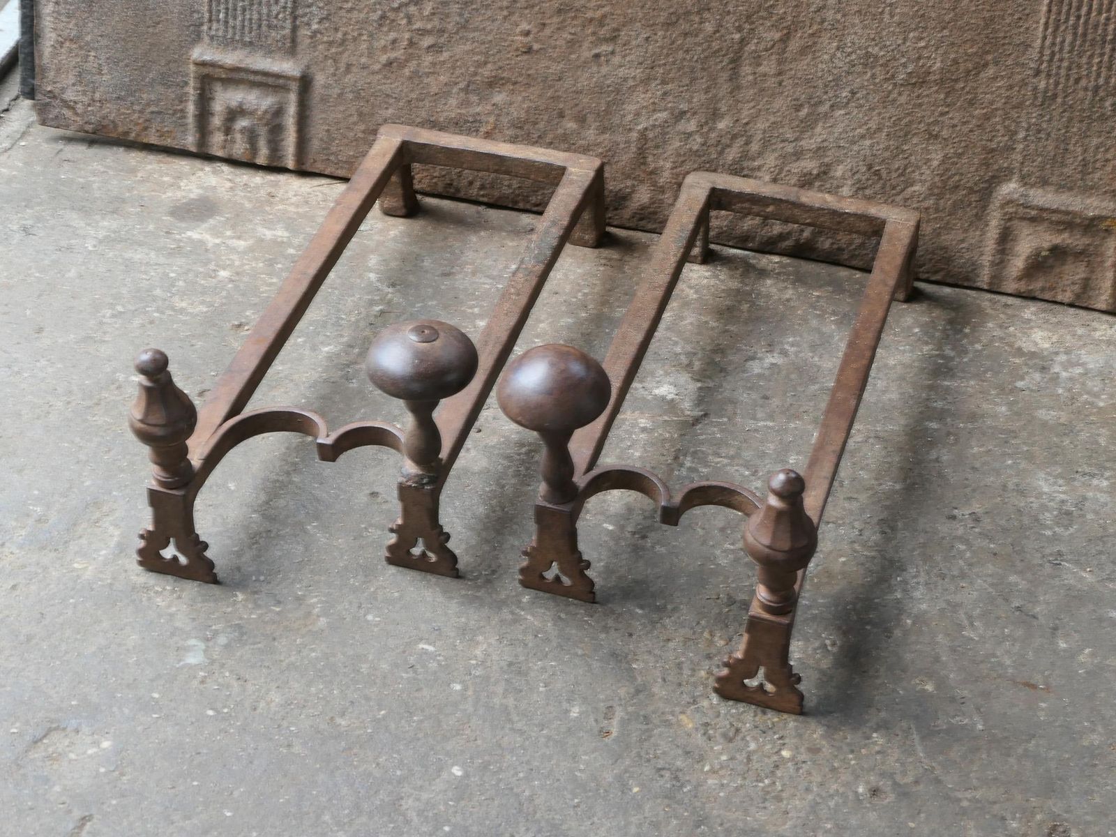 French Louis XV Period Fireplace Grate Or Fire Basket, 18th Century photo buy
