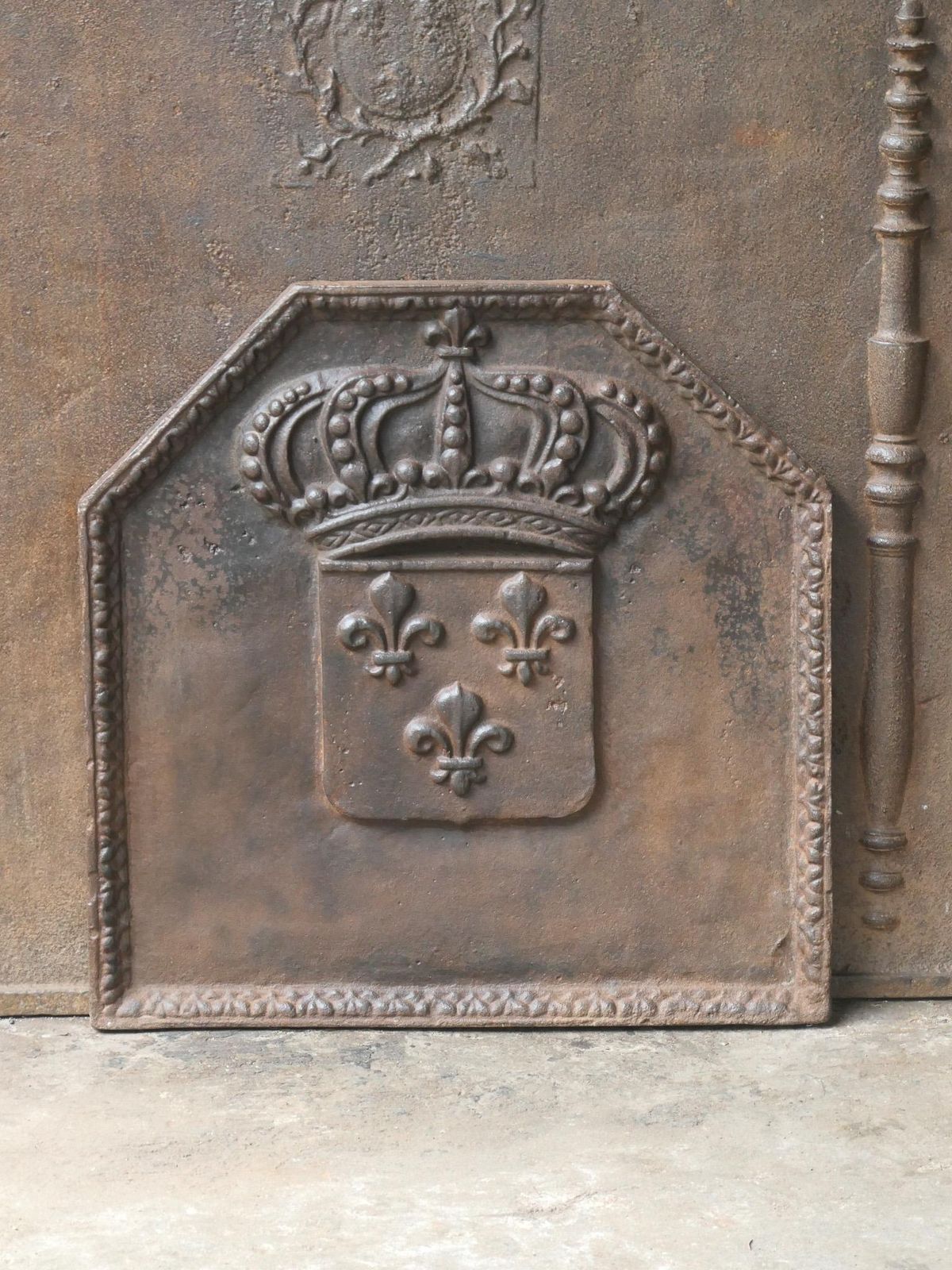 18th Century French Louis XV 'Arms Of France' Fireback / Backsplash photo furniture