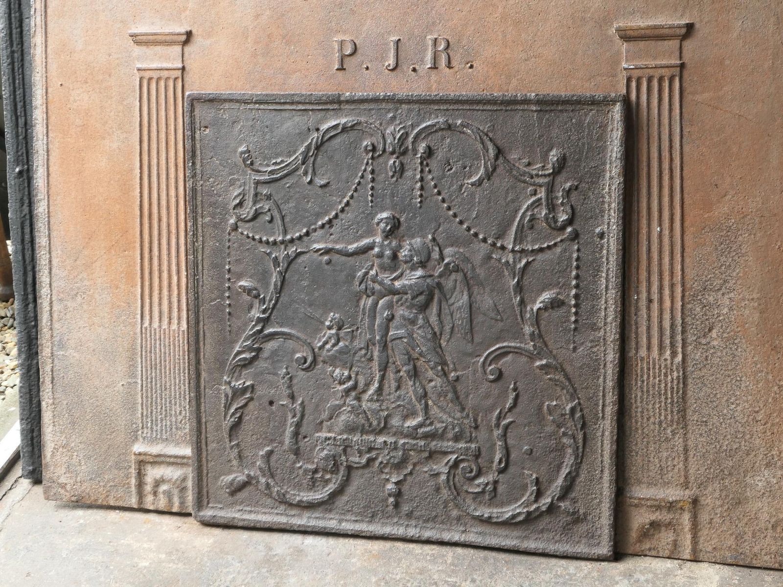 18th   19th Century 'Abduction Of Persephone' Fireback / Backsplash photo vinterior