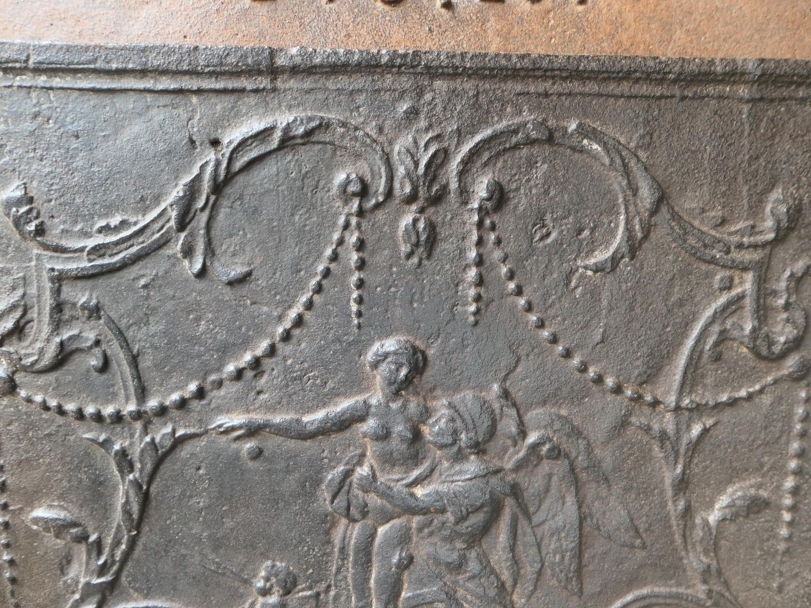 photo furniture 18th   19th Century 'Abduction Of Persephone' Fireback / Backsplash