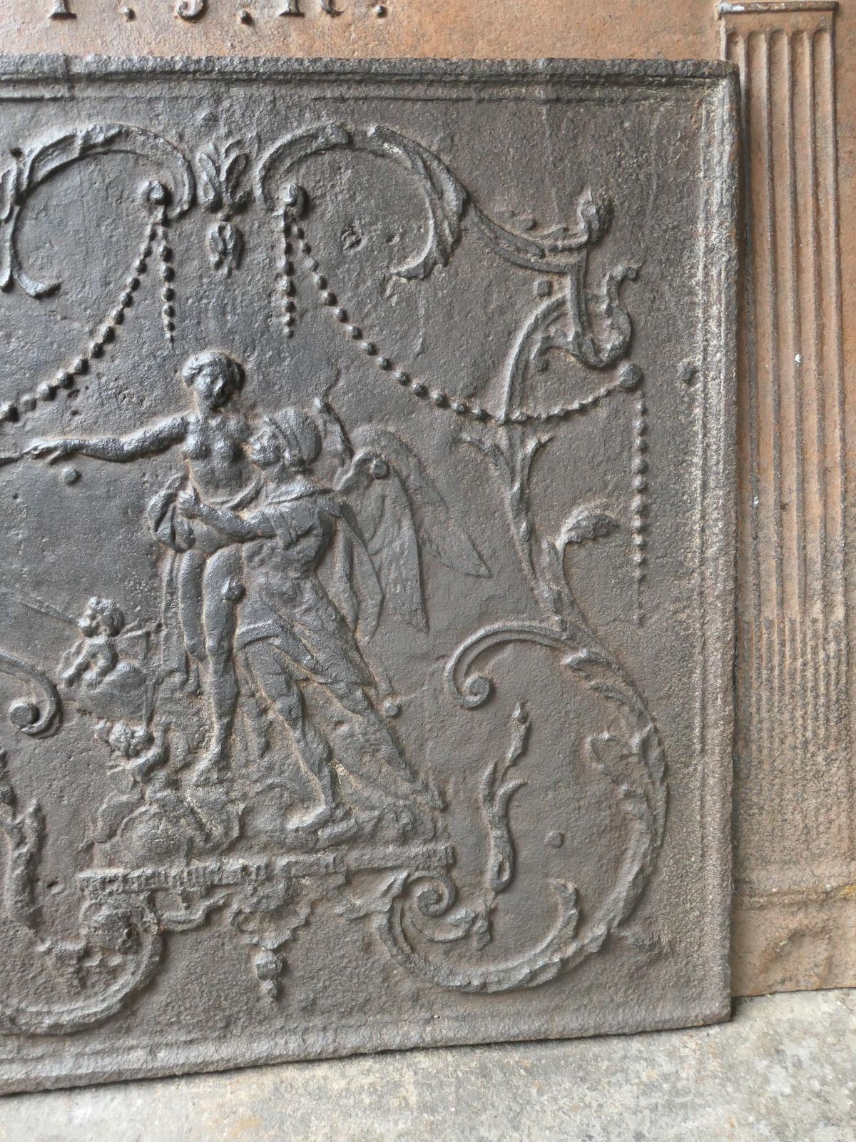 508.0 18th   19th Century 'Abduction Of Persephone' Fireback / Backsplash photo