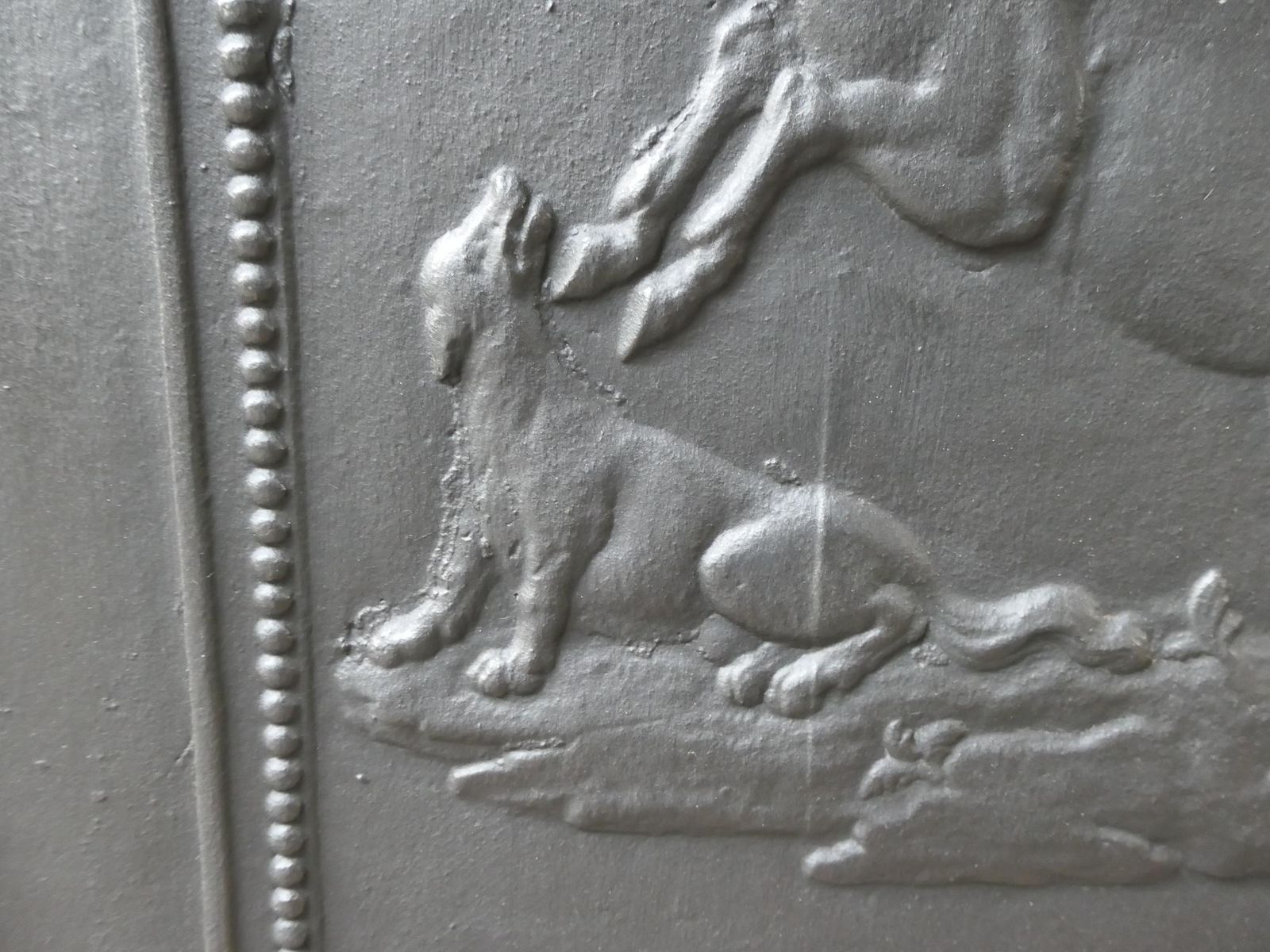 French Napoleon III 'Horse' Fireback / Backsplash, 19th Century photo buy