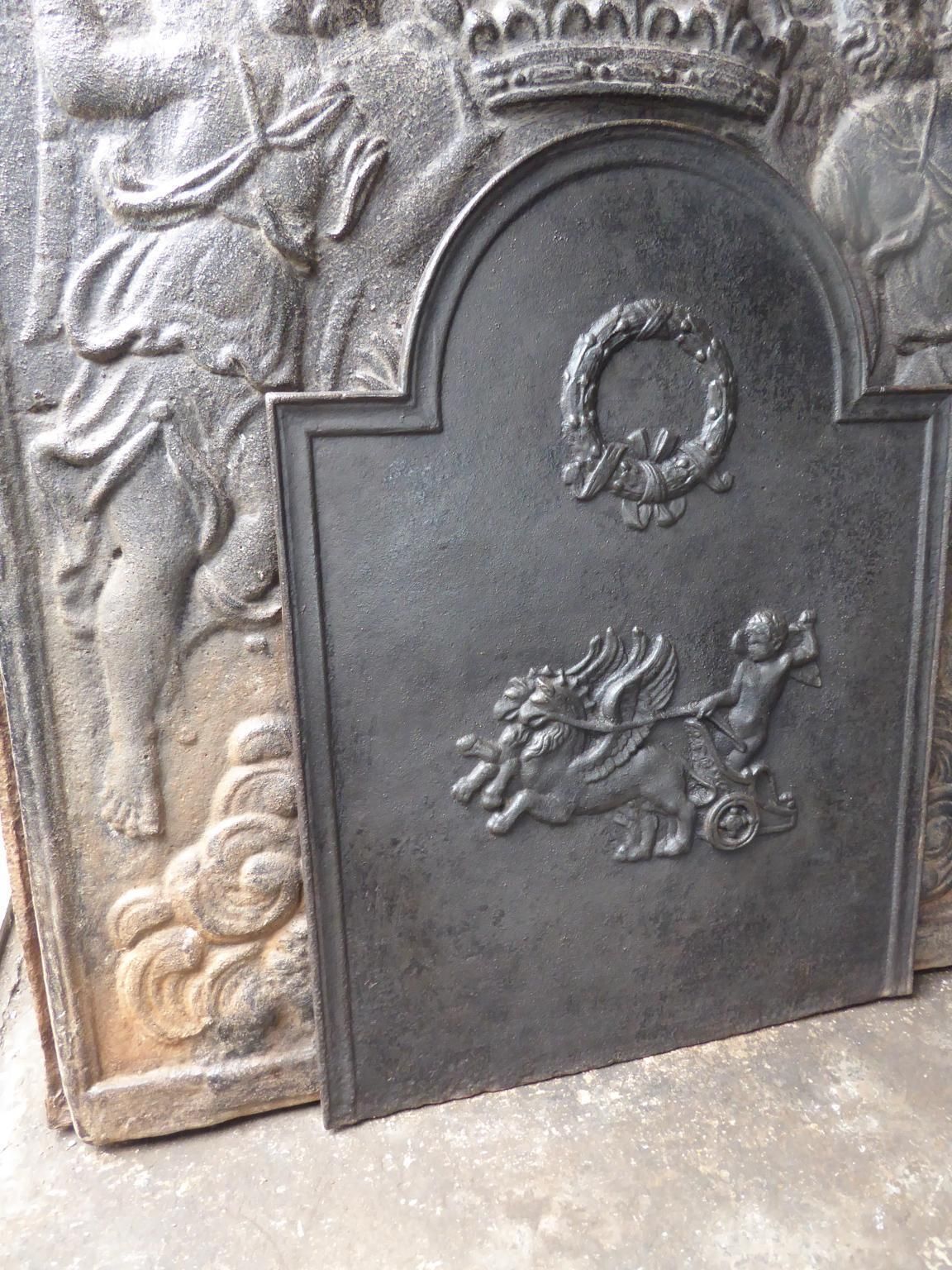 Antique French Neoclassical Fireback / Backsplash, 19th Century photo buy