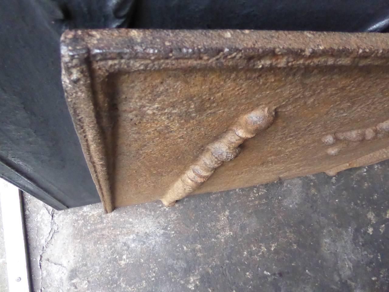 18th Century French 'Pillars Of Hercules' Fireback / Backsplash photo buy
