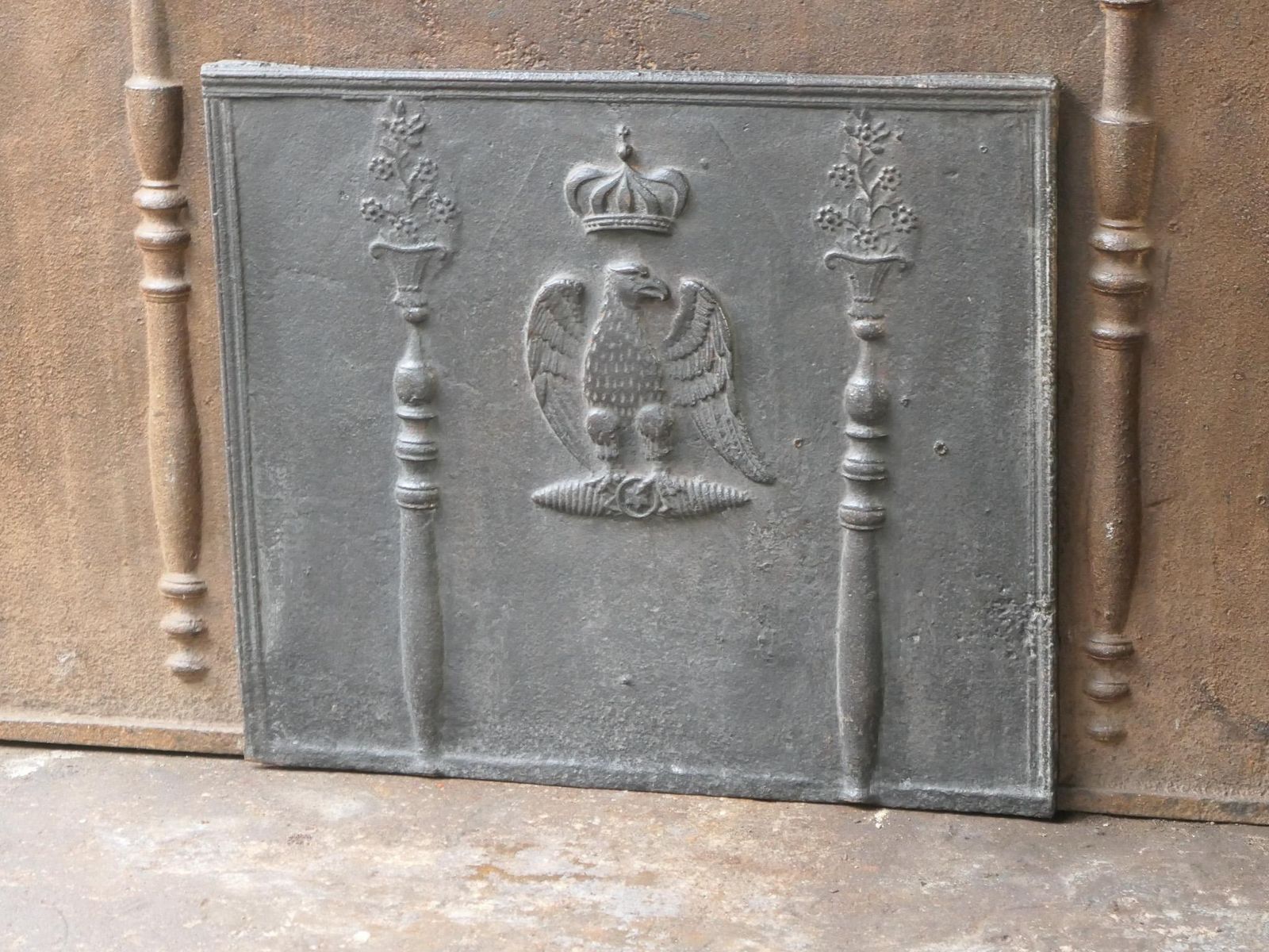 18th 19th Century French 'The Eagle Of Napoleon' Fireback / Backsplash photo 1088.0