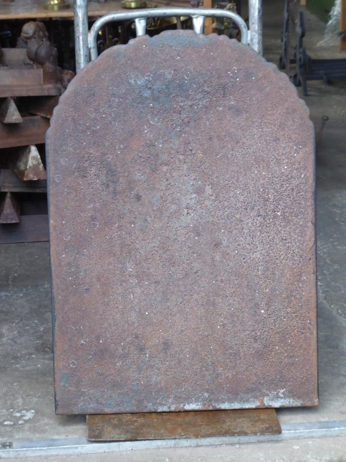 photo for sale 17th   18th Century French 'The Vintage' Fireback / Backsplash