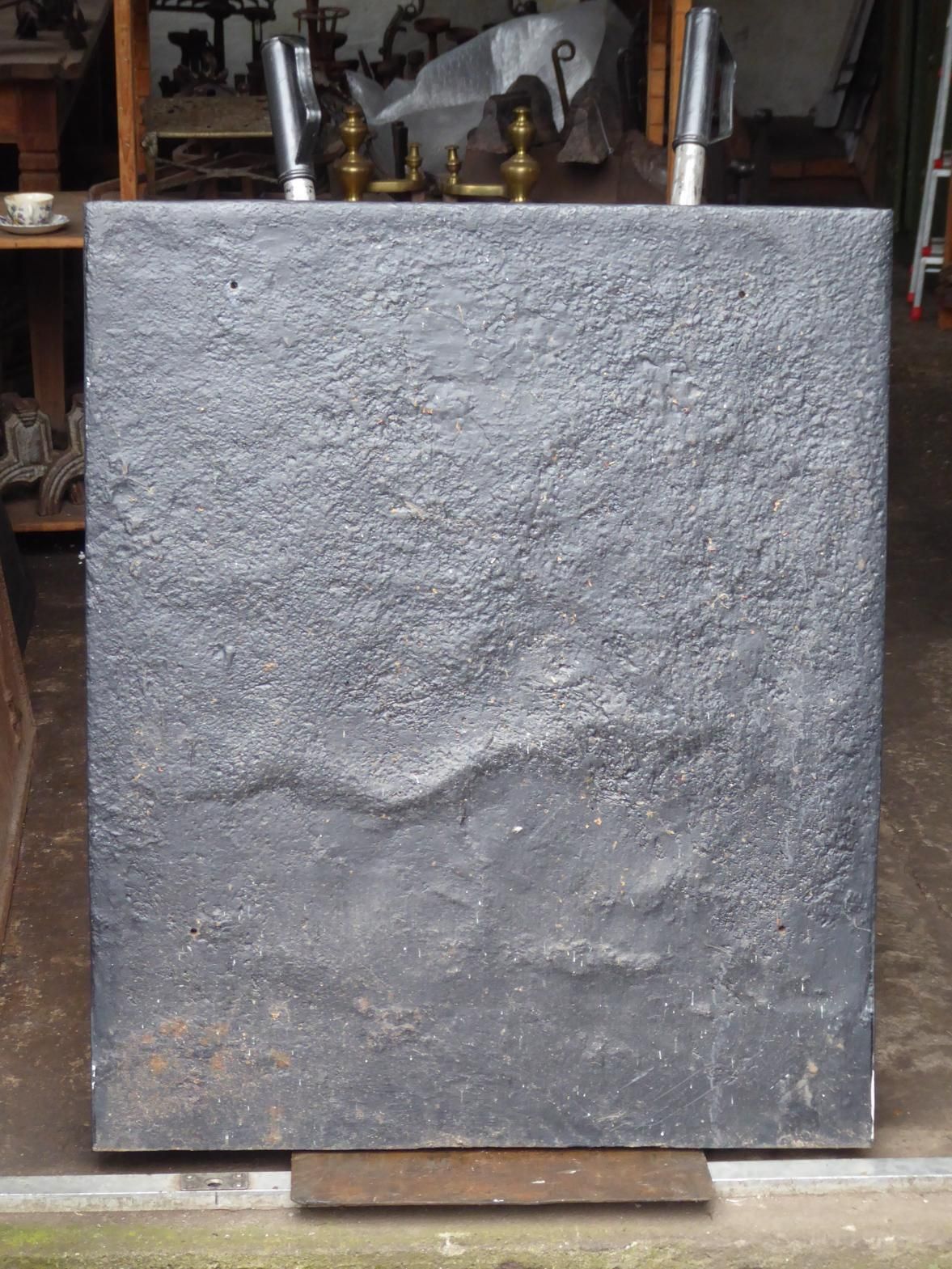 photo for sale Tall 18th Century French Louis XV Period Fireback / Backsplash