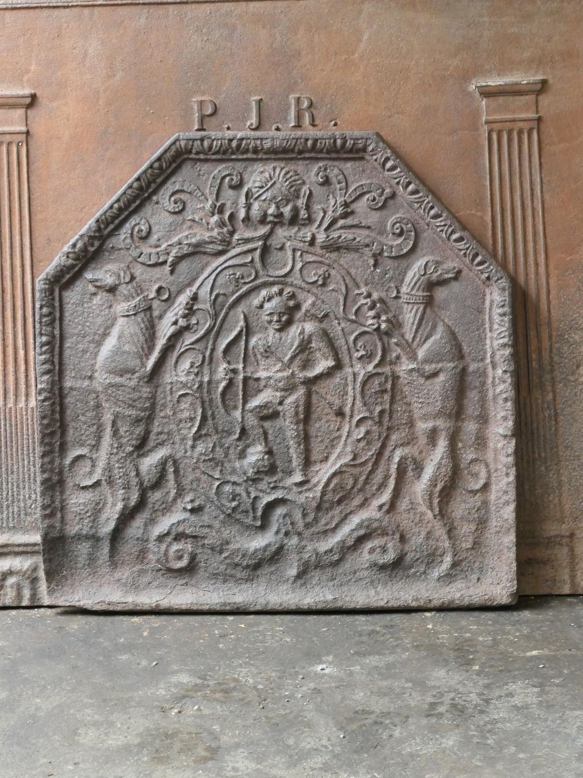 17th Century French Louis XIII 'Arms Of France' Fireback / Backsplash photo furniture