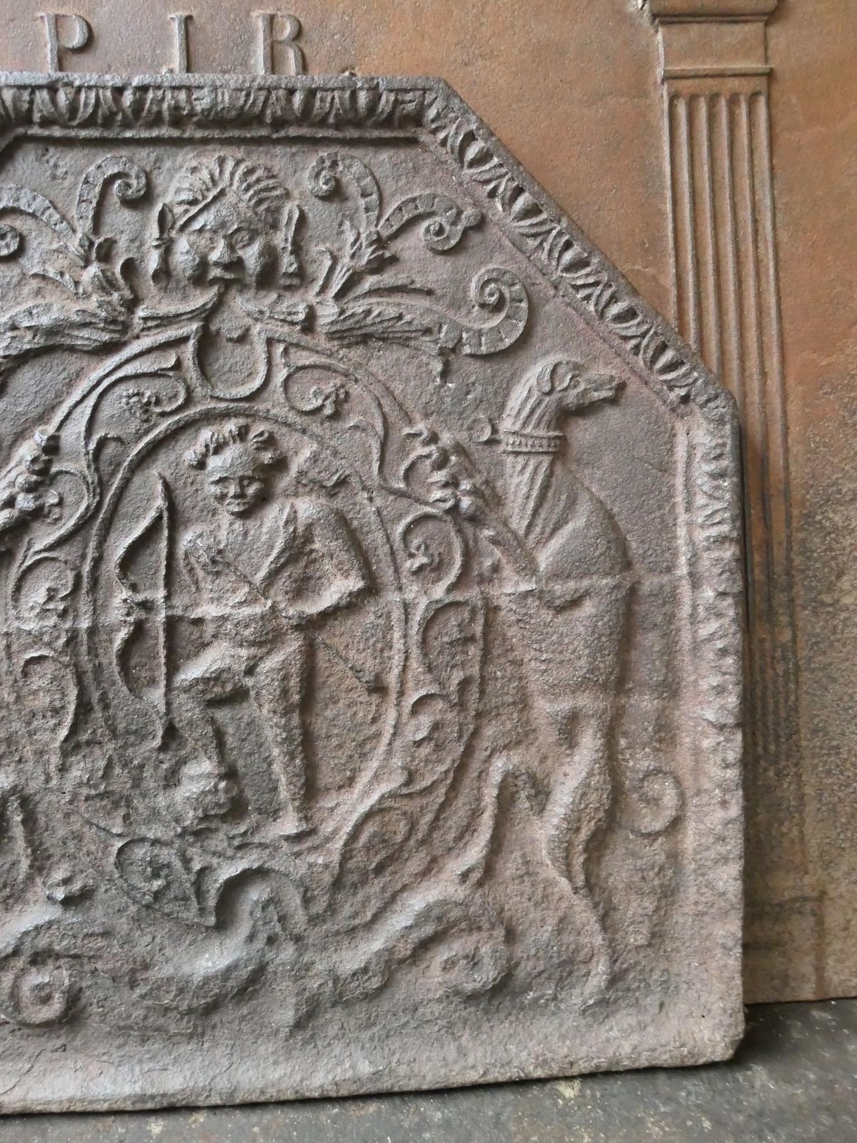 photo for sale 17th Century French Louis XIII 'Arms Of France' Fireback / Backsplash