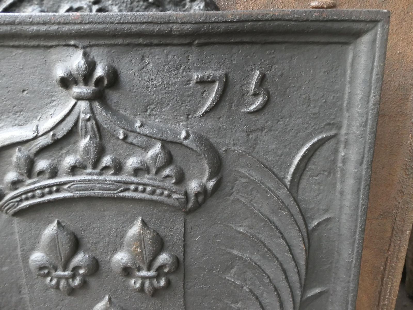 17th Century French Louis XIV 'Arms Of France' Fireback / Backsplash photo buy