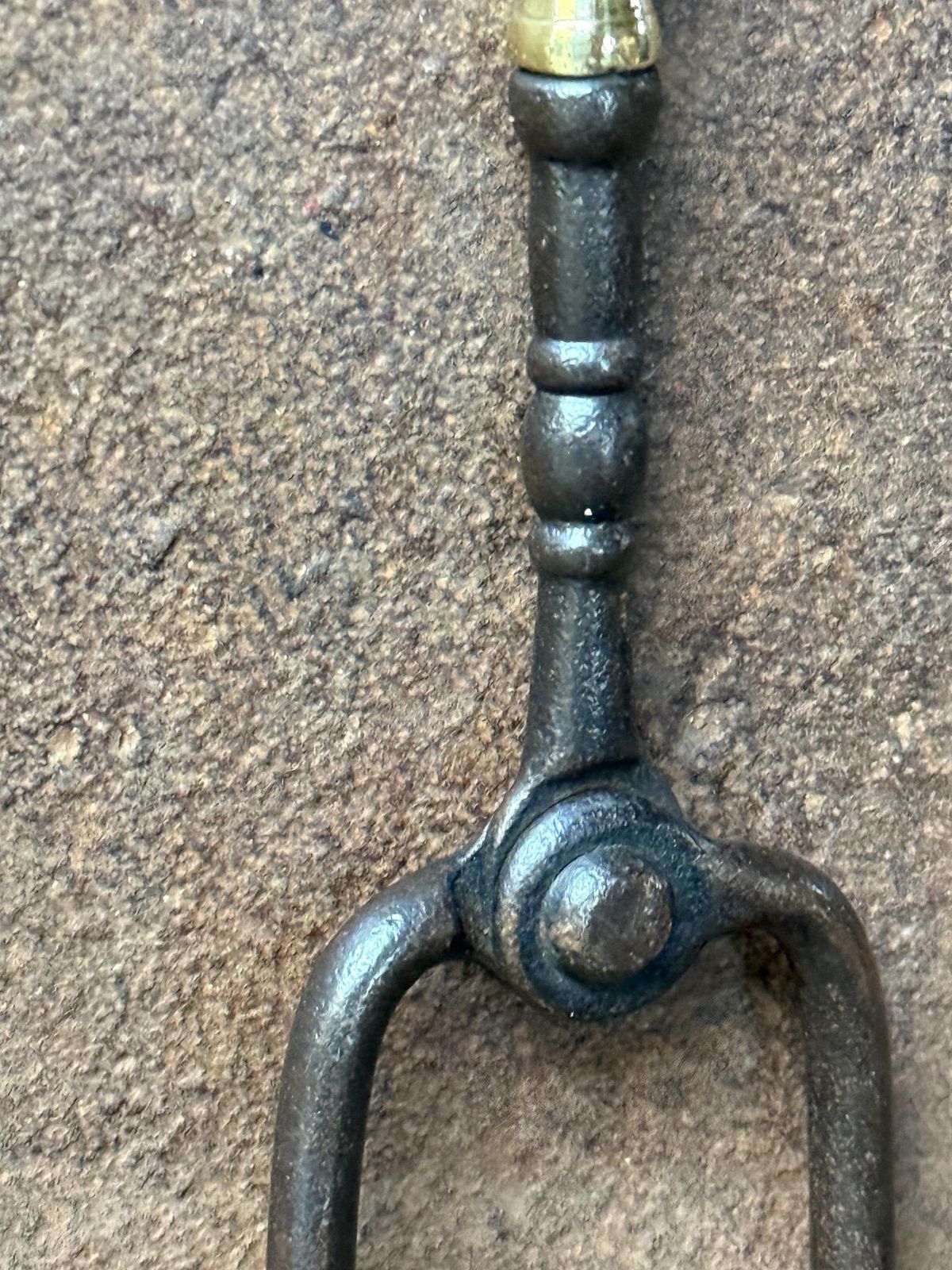 18th 19th Century Dutch Fire Tongs, Neoclassical Period photo for sale