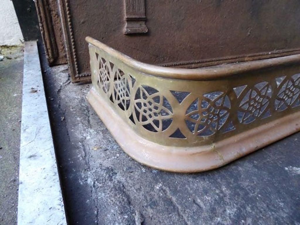 20th Century English Victorian Style Fireplace Fender photo furniture