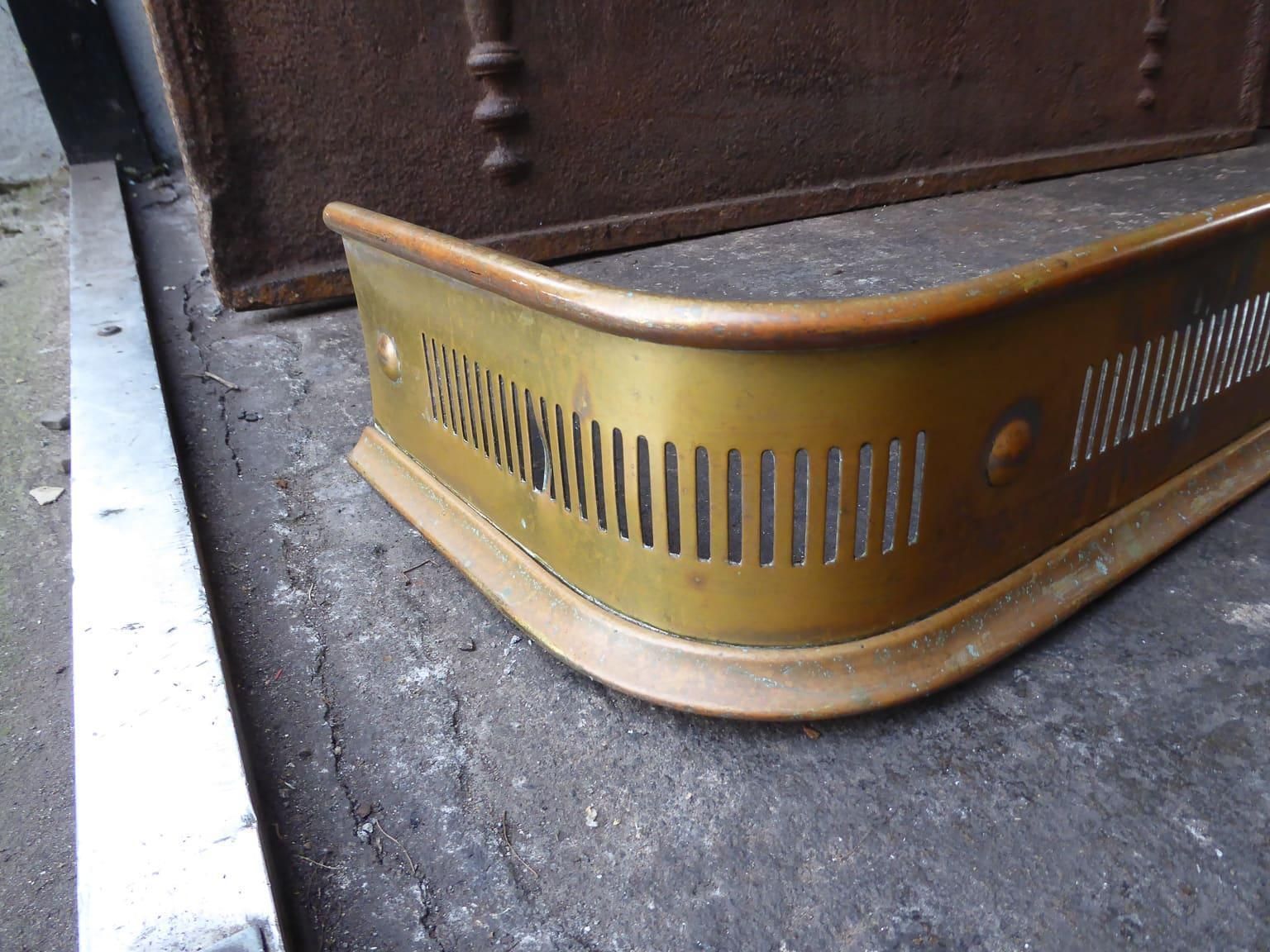 19th Century English Victorian Period Fireplace Fender Or Fire Fender photo for sale