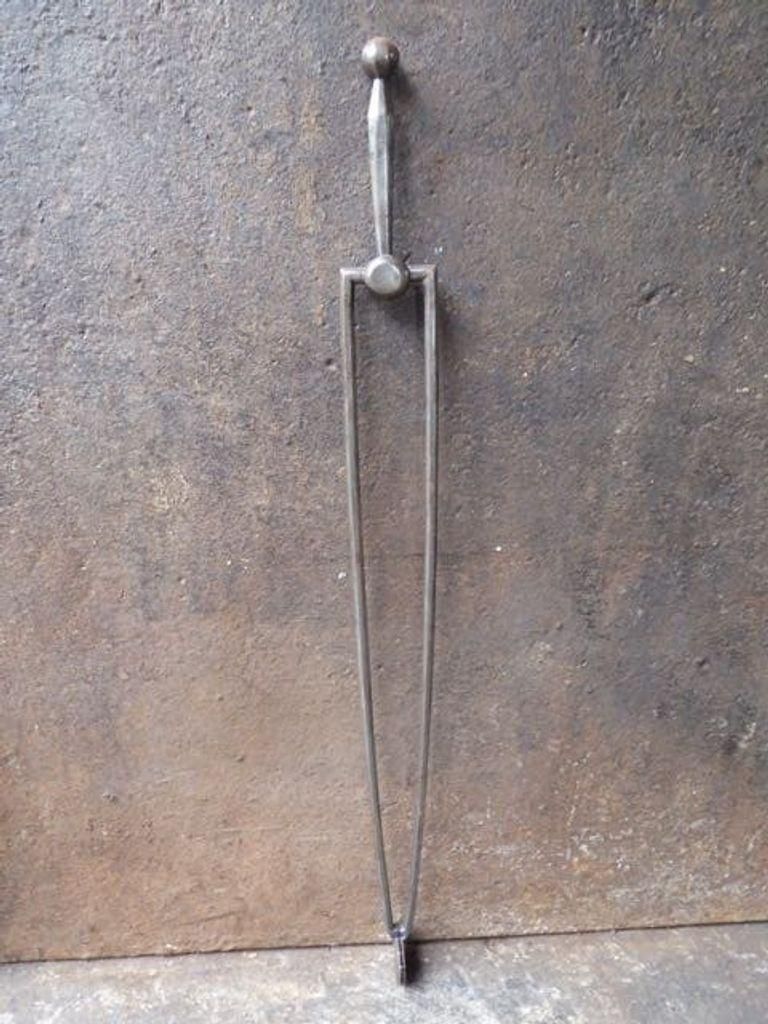 19th Century English Fireplace Tongs photo buy