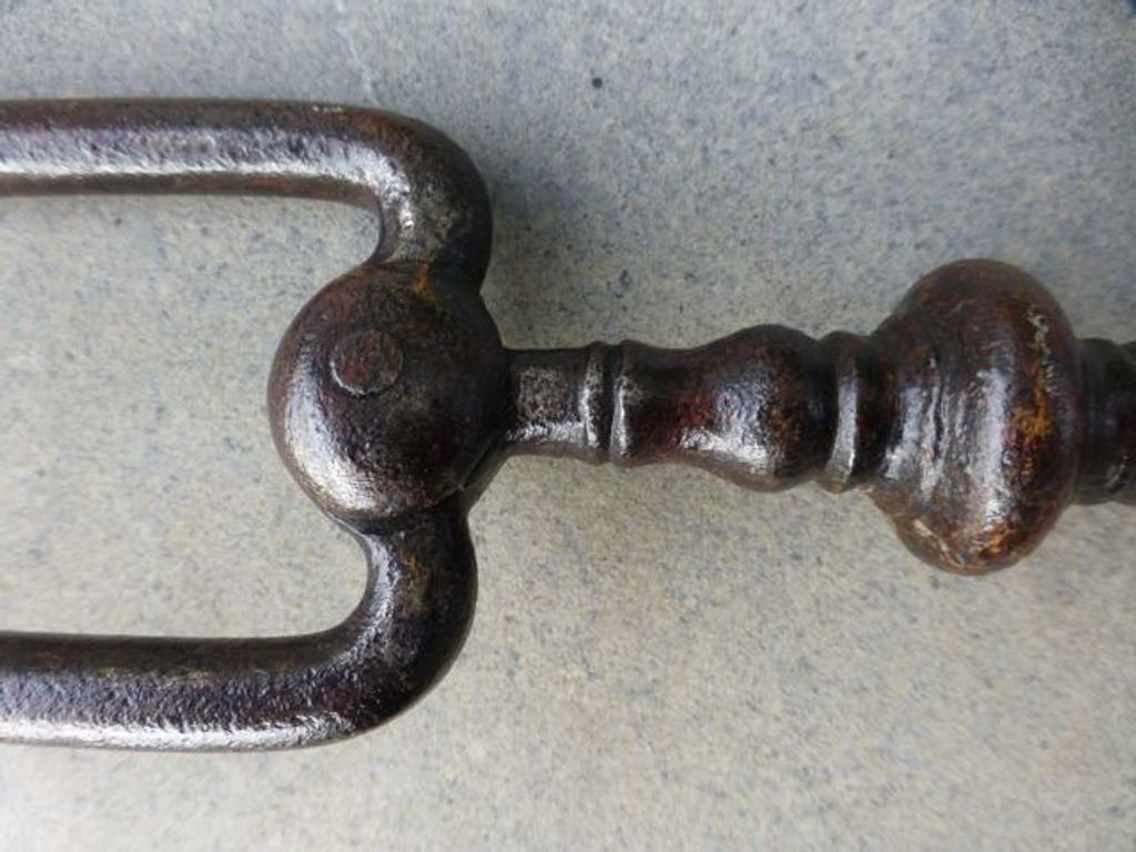 Early 19th Century Dutch Fire Tongs photo for sale