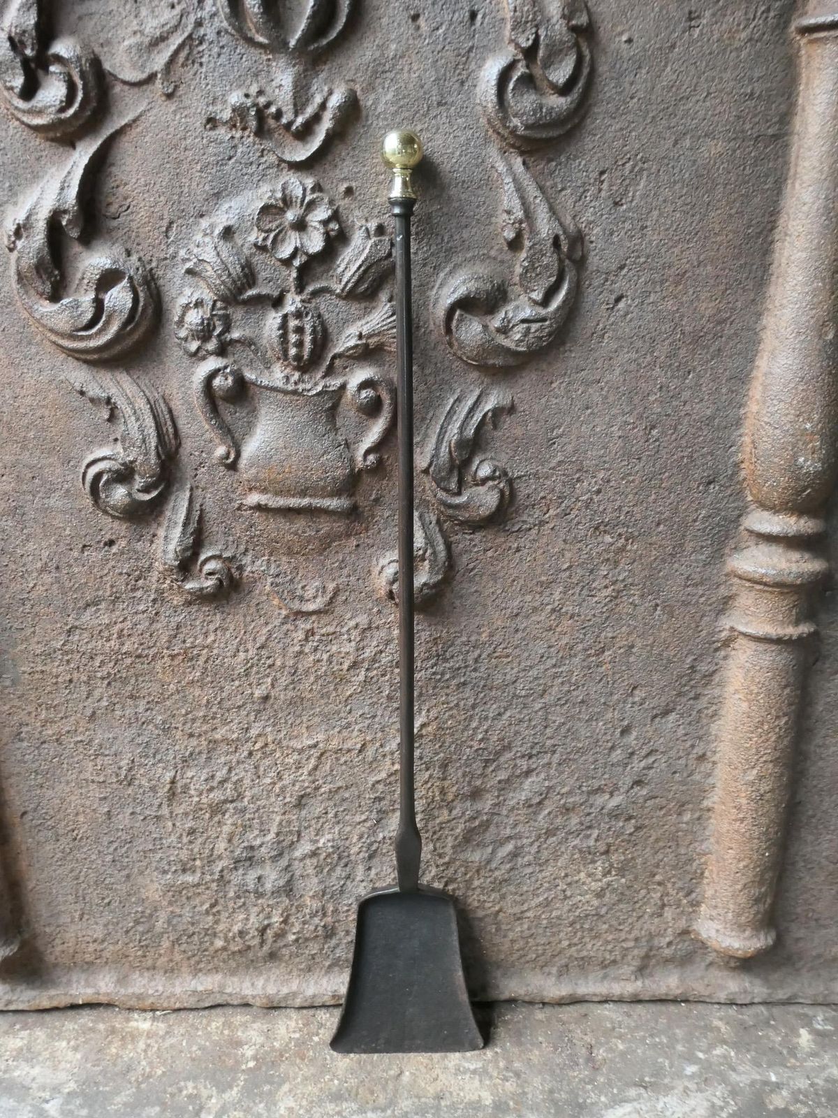 18th Century Dutch Louis XV Fireplace Shovel photo furniture