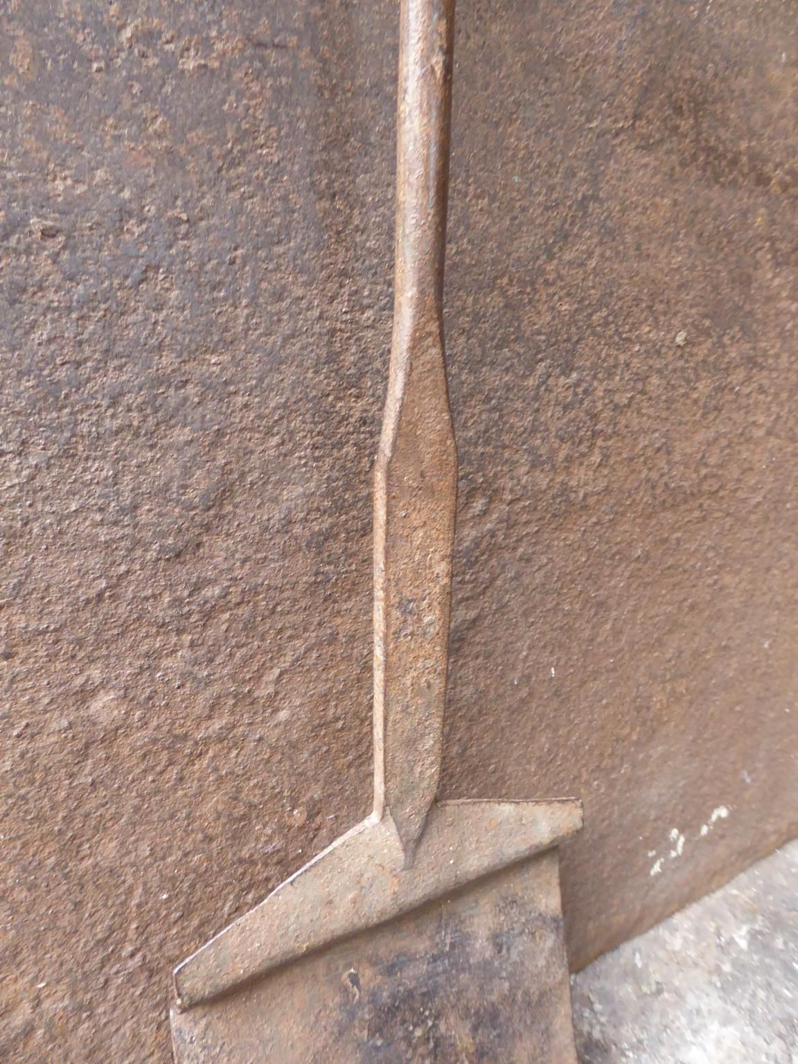 Large 19th Century French Fireplace Shovel Or Fire Shovel photo vinterior