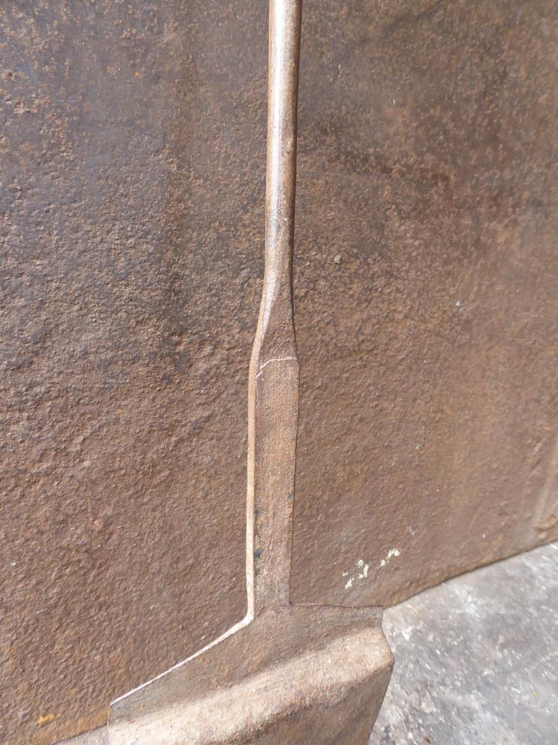 photo furniture Large 19th Century French Fireplace Shovel Or Fire Shovel