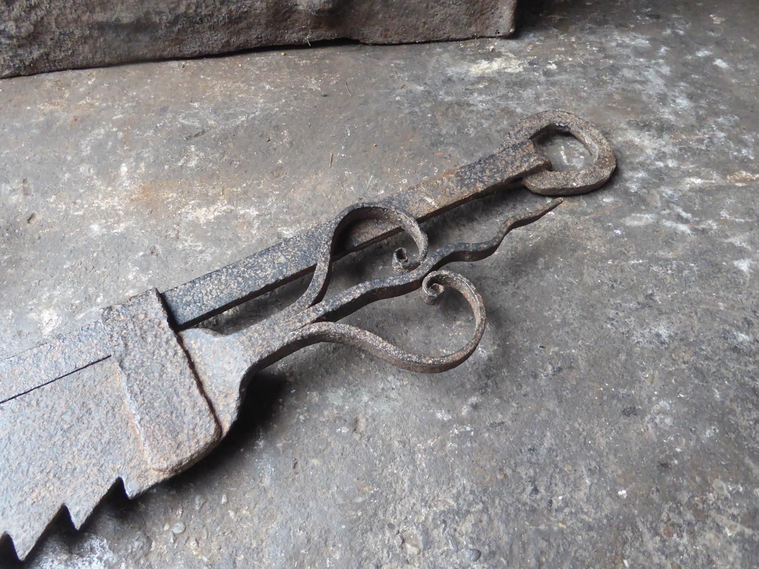 Beautiful 17th Century French Fireplace Trammel Or Hanger photo furniture