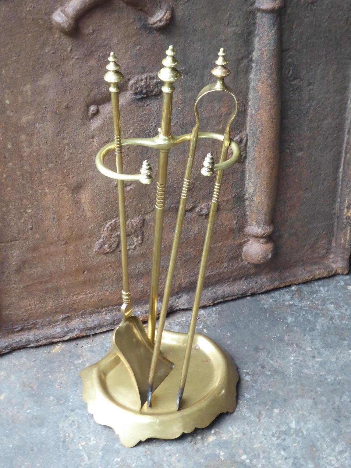 Bouhon Frères Fireplace Tool Set, Fire Tools, 19th Century photo furniture
