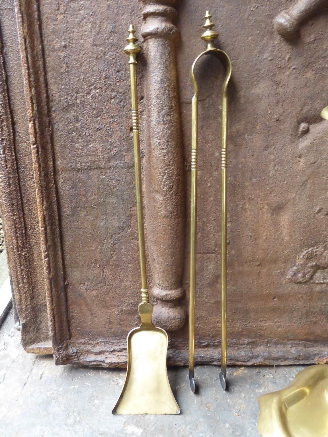Bouhon Frères Fireplace Tool Set, Fire Tools, 19th Century photo Home Fixtures