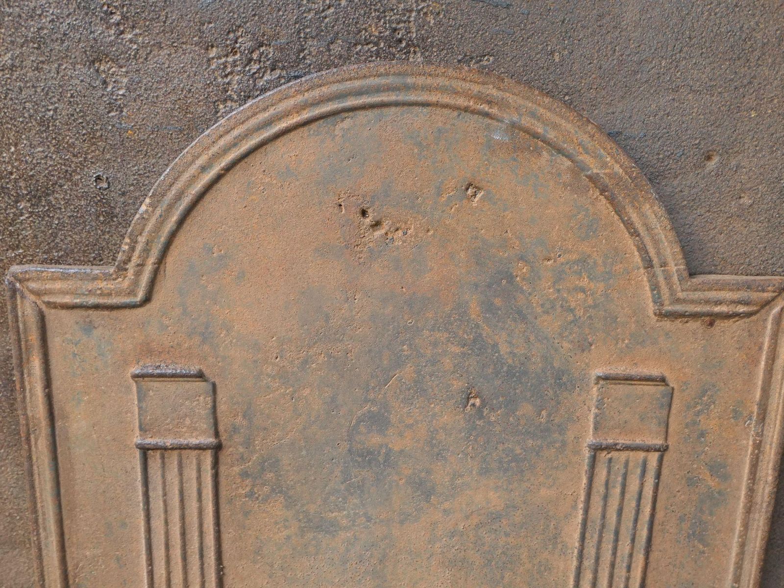 French 'Pillars Of Freedom' Fireback / Backsplash, 18th   19th C photo vintage