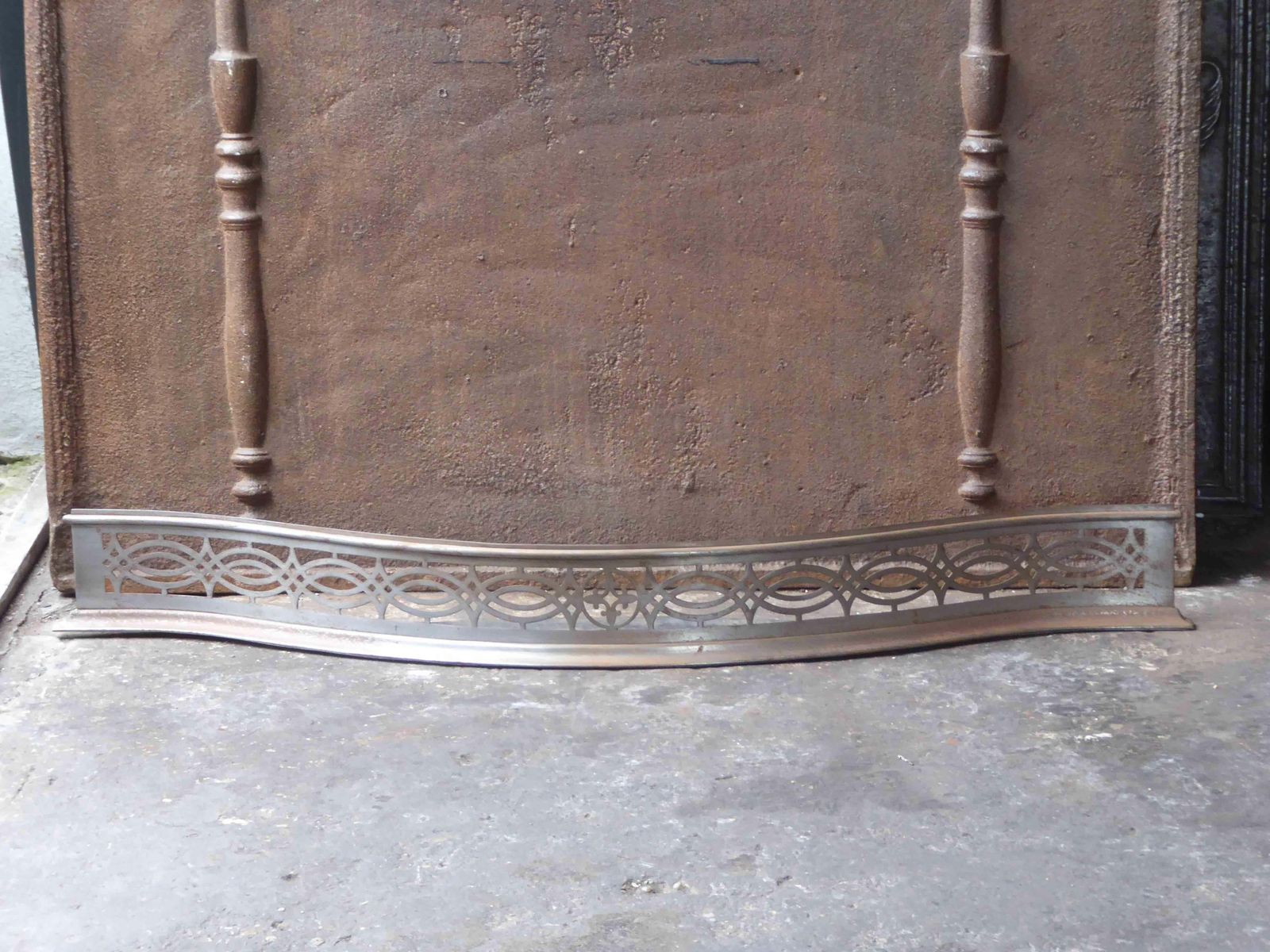 19th Century Victorian Period Fireplace Fender Or Fire Fender photo furniture