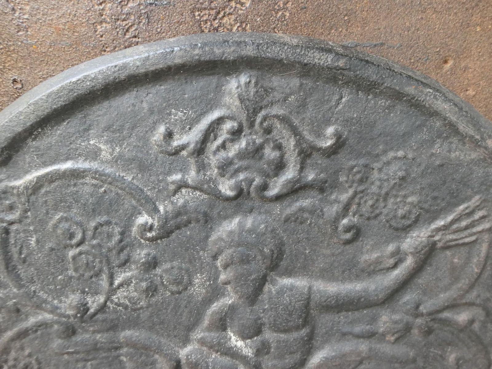 Zeus And Leda Fireback, Style Napoleon III, 20th Century photo vinterior