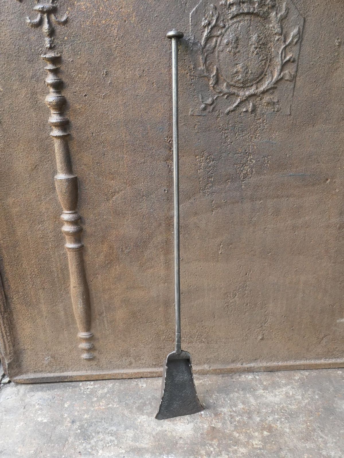 Large 18th Century French Fireplace Shovel Or Fire Shovel photo furniture