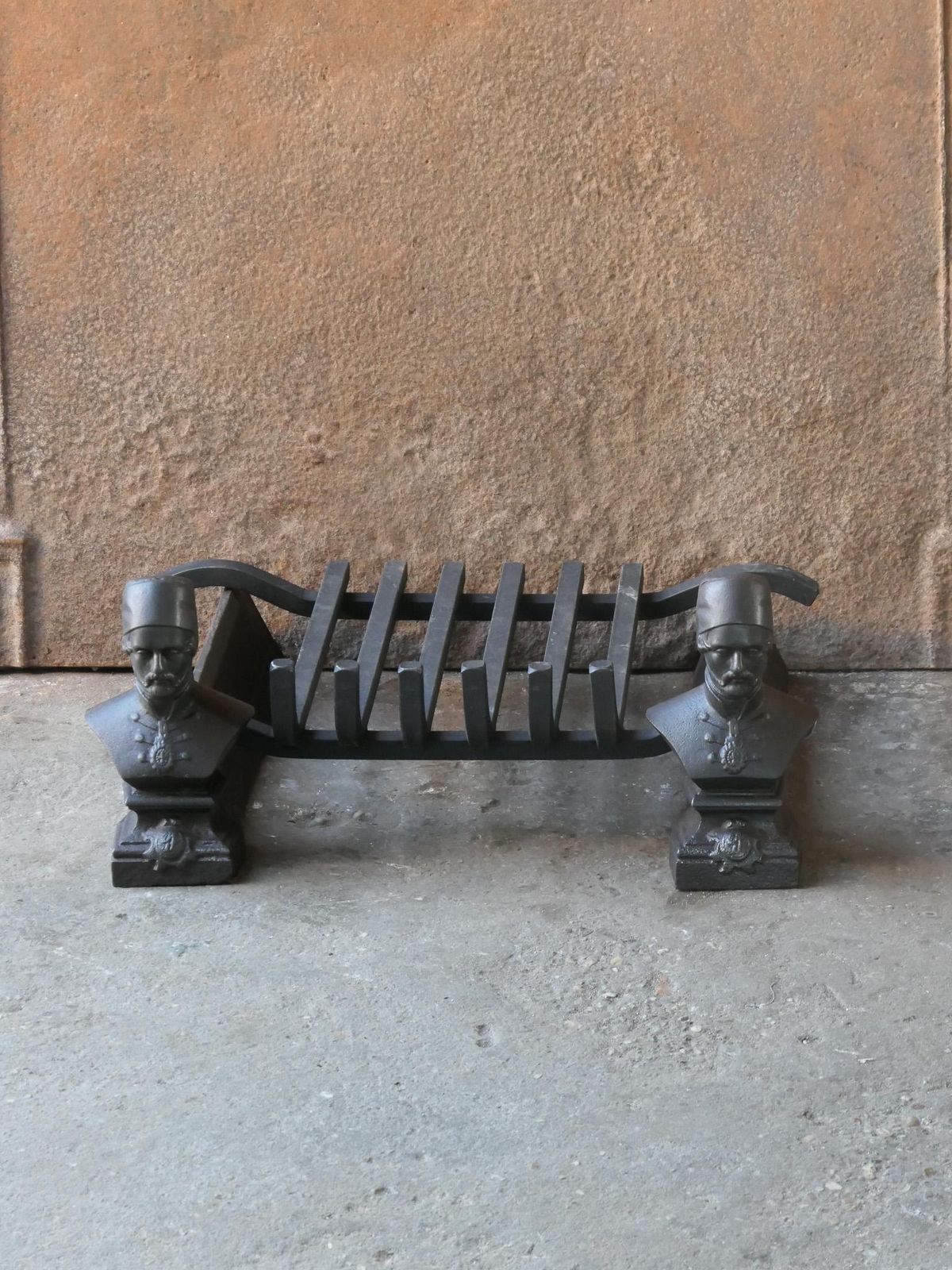 19th Century French Napoleon III Fireplace Log Grate photo Home Fixtures