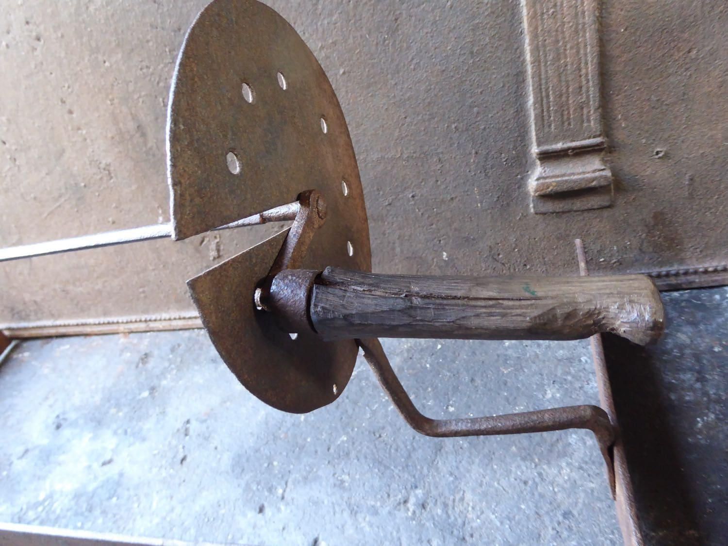 18th Century French Louis XV Period Manual Roasting Jack photo for sale