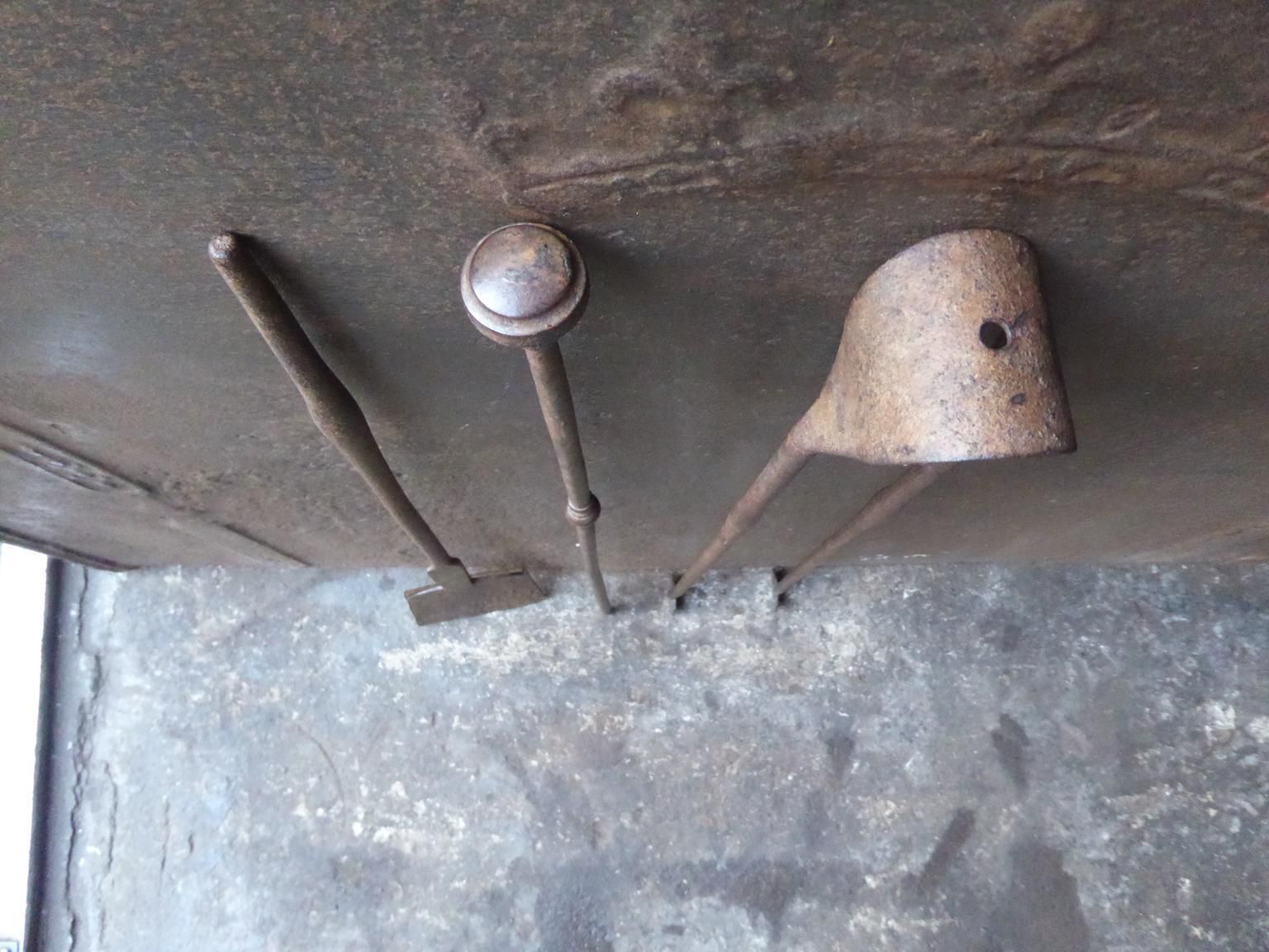 photo for sale French Louis XV Fireplace Tools Or Fire Tools, 18th Century