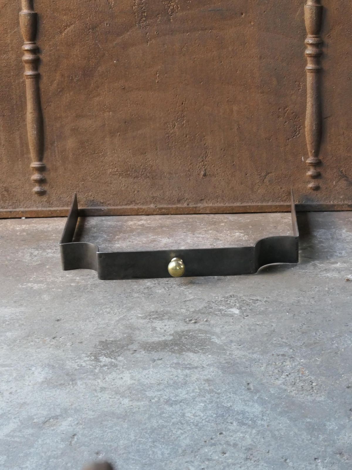 Antique French Fireplace Fender, 19th Century photo furniture