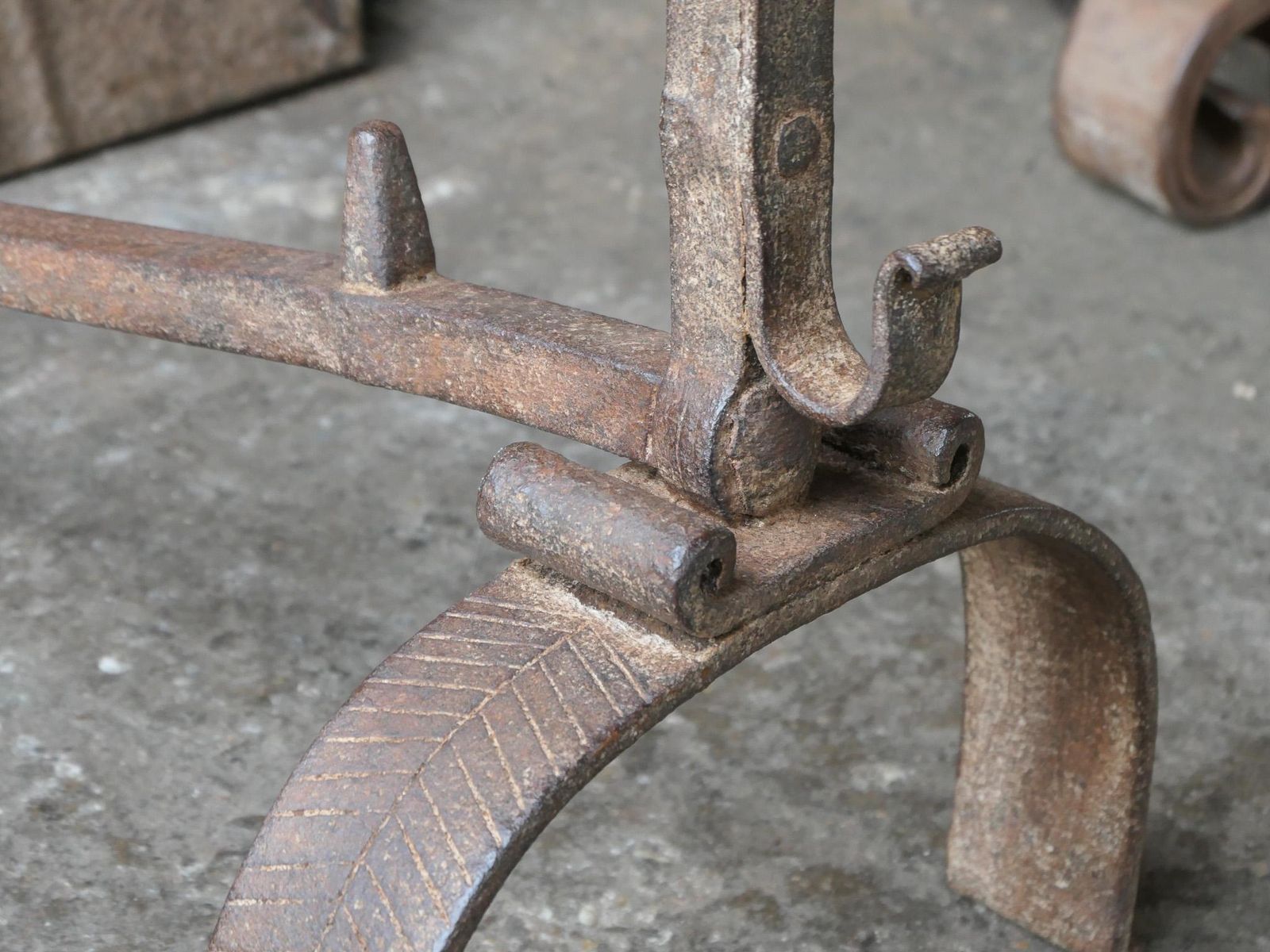 photo buy 18th Century French Louis XV Fire Andirons