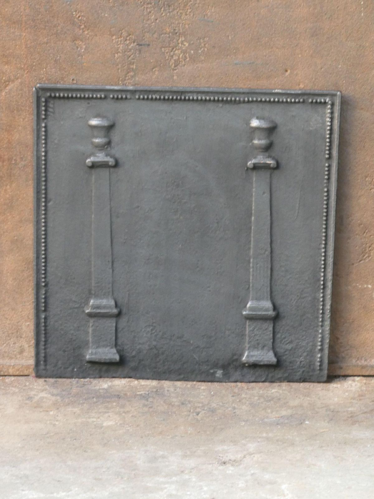 French 'Pillars Of Freedom' Fireback / Backsplash, Early 19th Century photo furniture