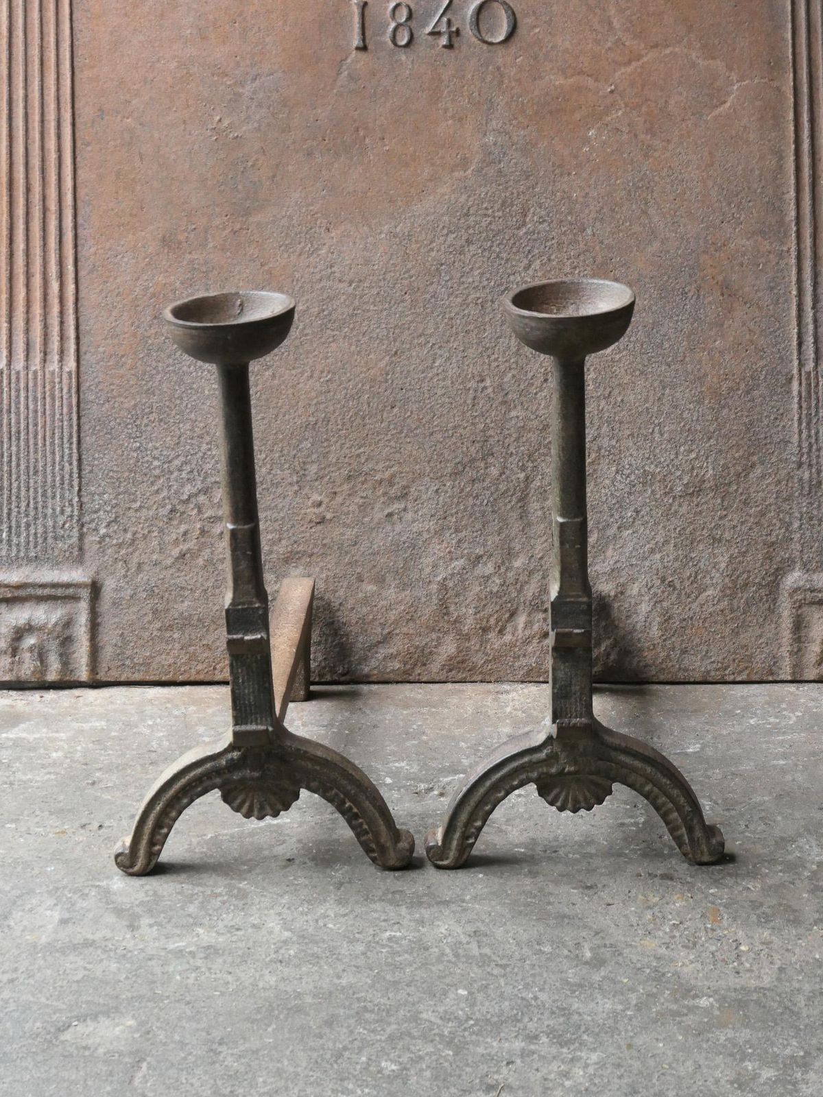 French Napoleon III Style Firedogs Or Andirons photo furniture