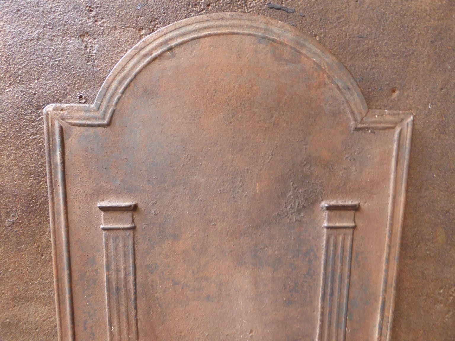 French Neoclassical Period Fireback / Backsplash, Early 19th Century photo Home Fixtures