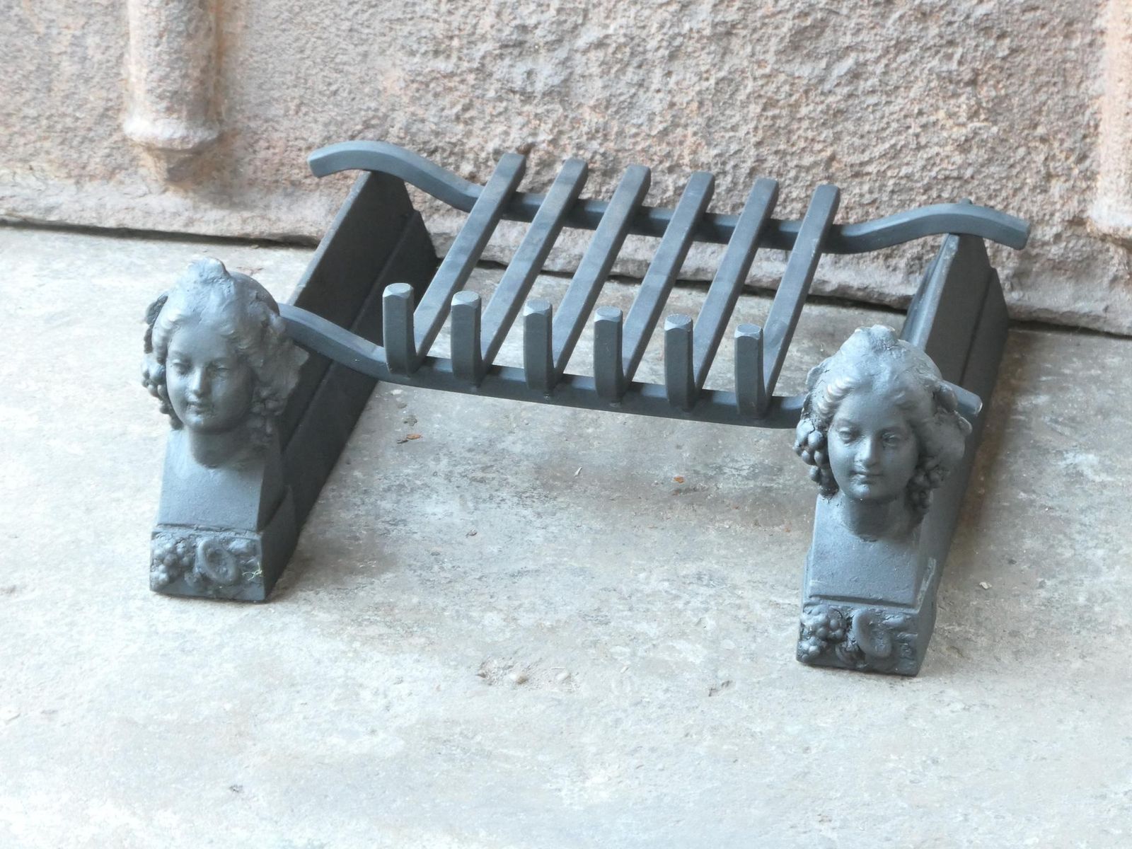 French Napoleon III Fire Grate, Fireplace Grate photo 328.0