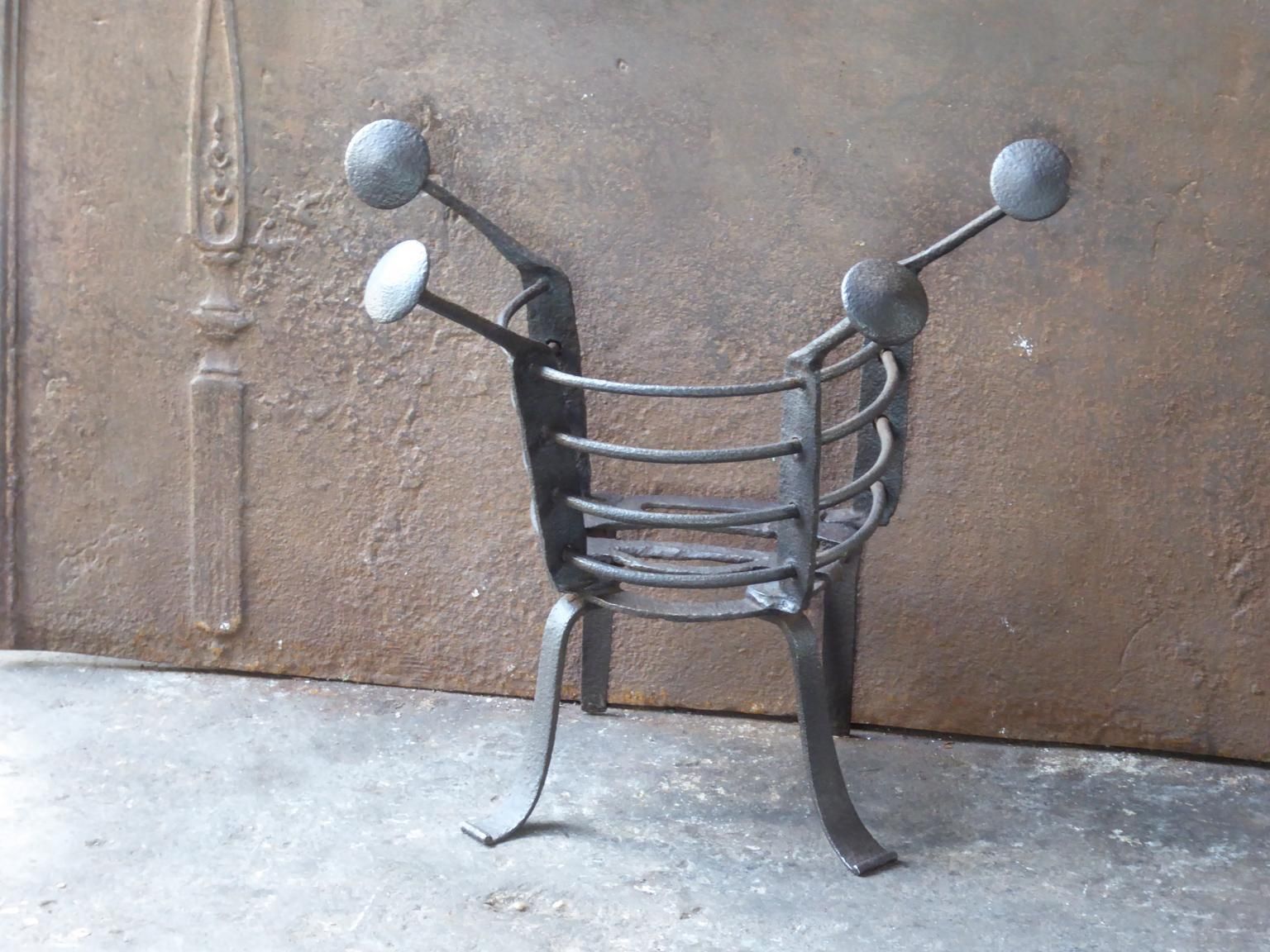 17th 18th Century French Fire Grate, Fireplace Grate photo for sale