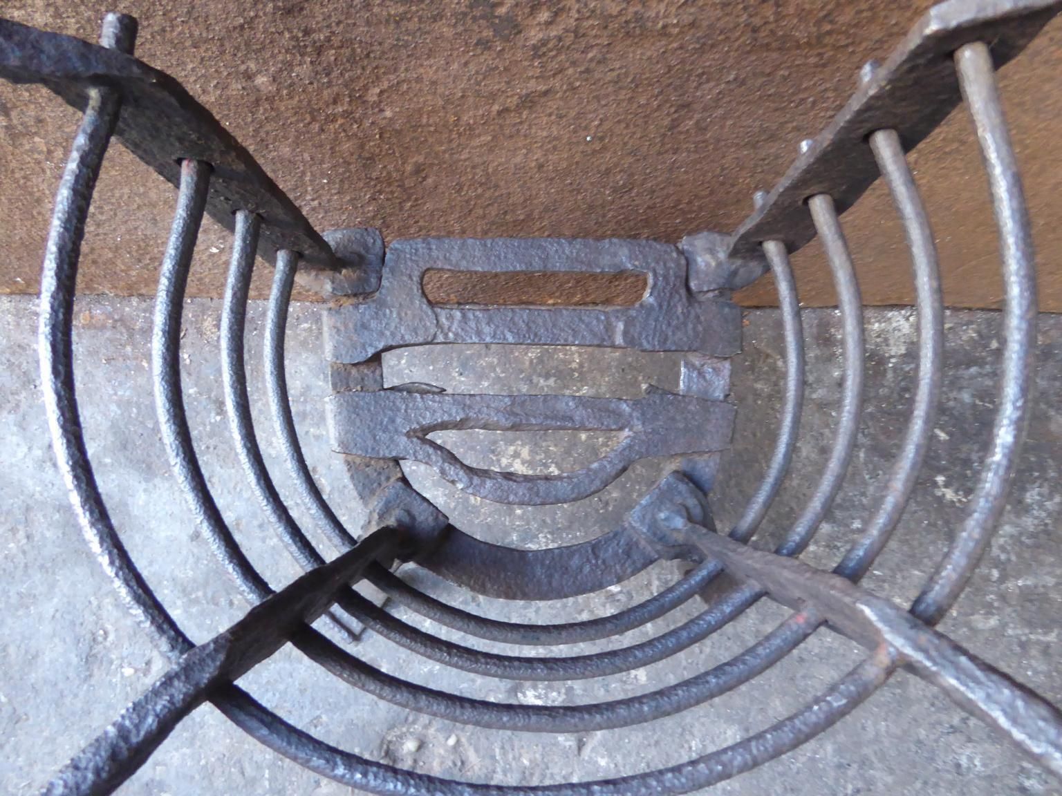 Home Fixtures 17th 18th Century French Fire Grate, Fireplace Grate photo