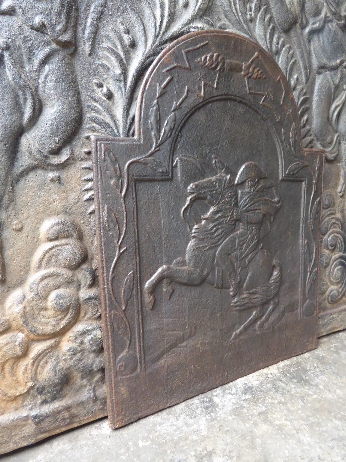 Antique French Napoleon III Fireback / Backsplash, 19th Century photo buy
