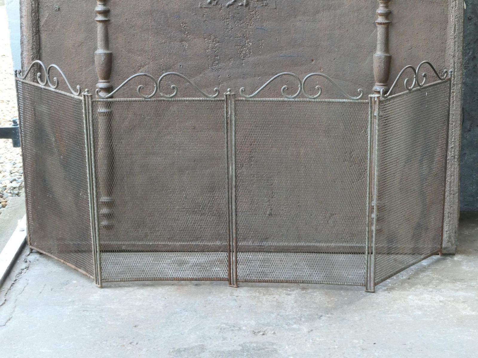 19th Century French Fireplace Screen photo furniture