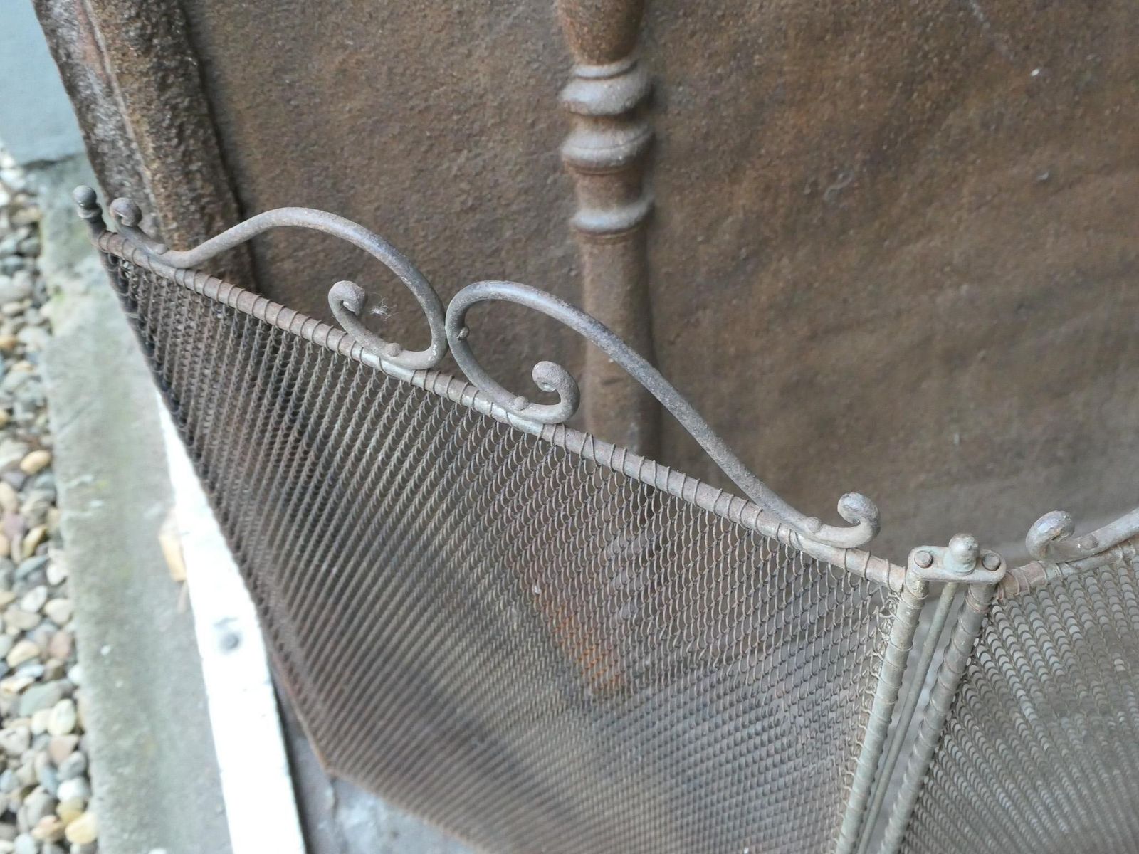 19th Century French Fireplace Screen photo vinterior