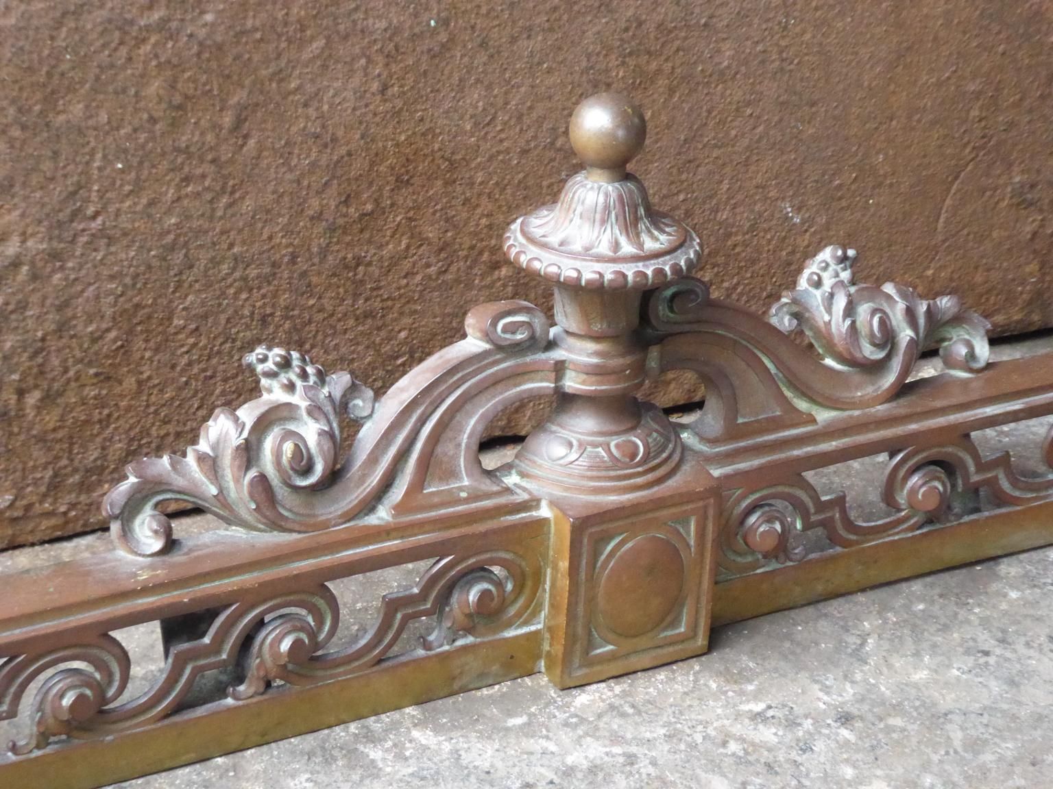 Antique French Fireplace Fender, 19th Century photo buy