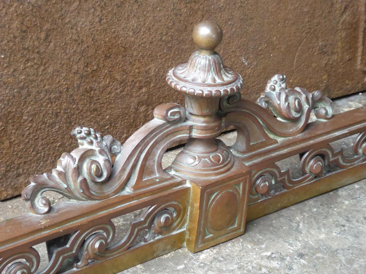 photo for sale Antique French Fireplace Fender, 19th Century