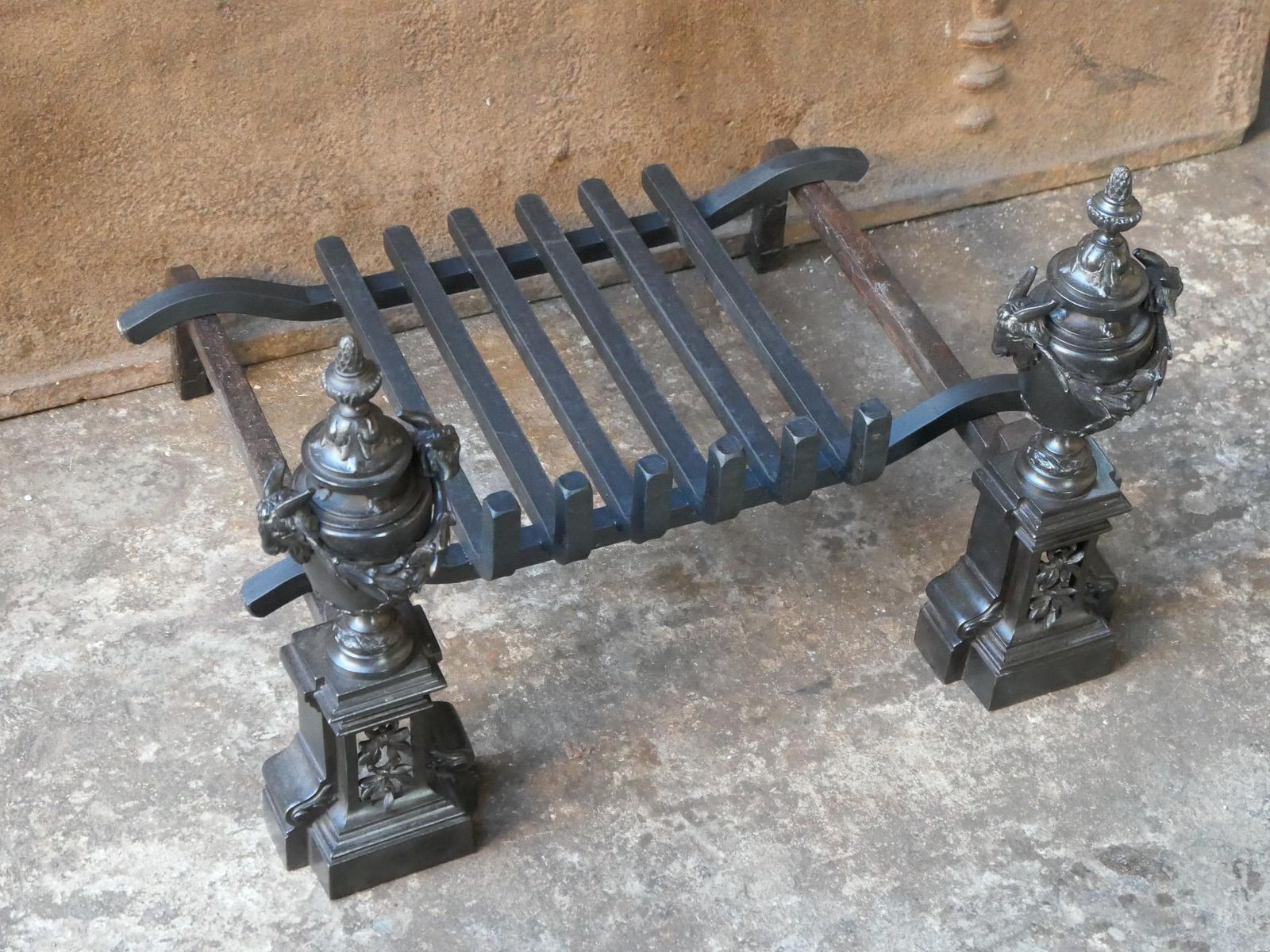 18th 19th Century French Neoclassical Fireplace Grate Or Fire Grate photo buy