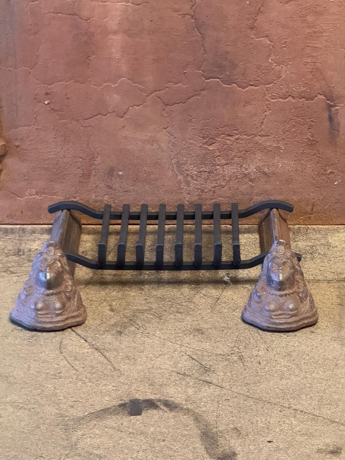 18th Century French Louis XV Period Fireplace Grate Or Fire Basket photo 579.0
