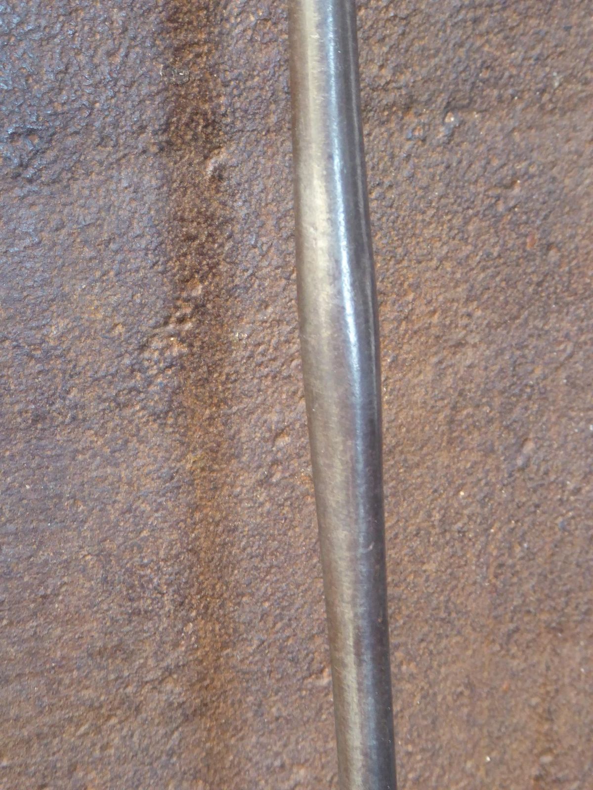 photo for sale Large French Wrought Iron Fireplace Tools Or Fire Tools, 17th 18th Century